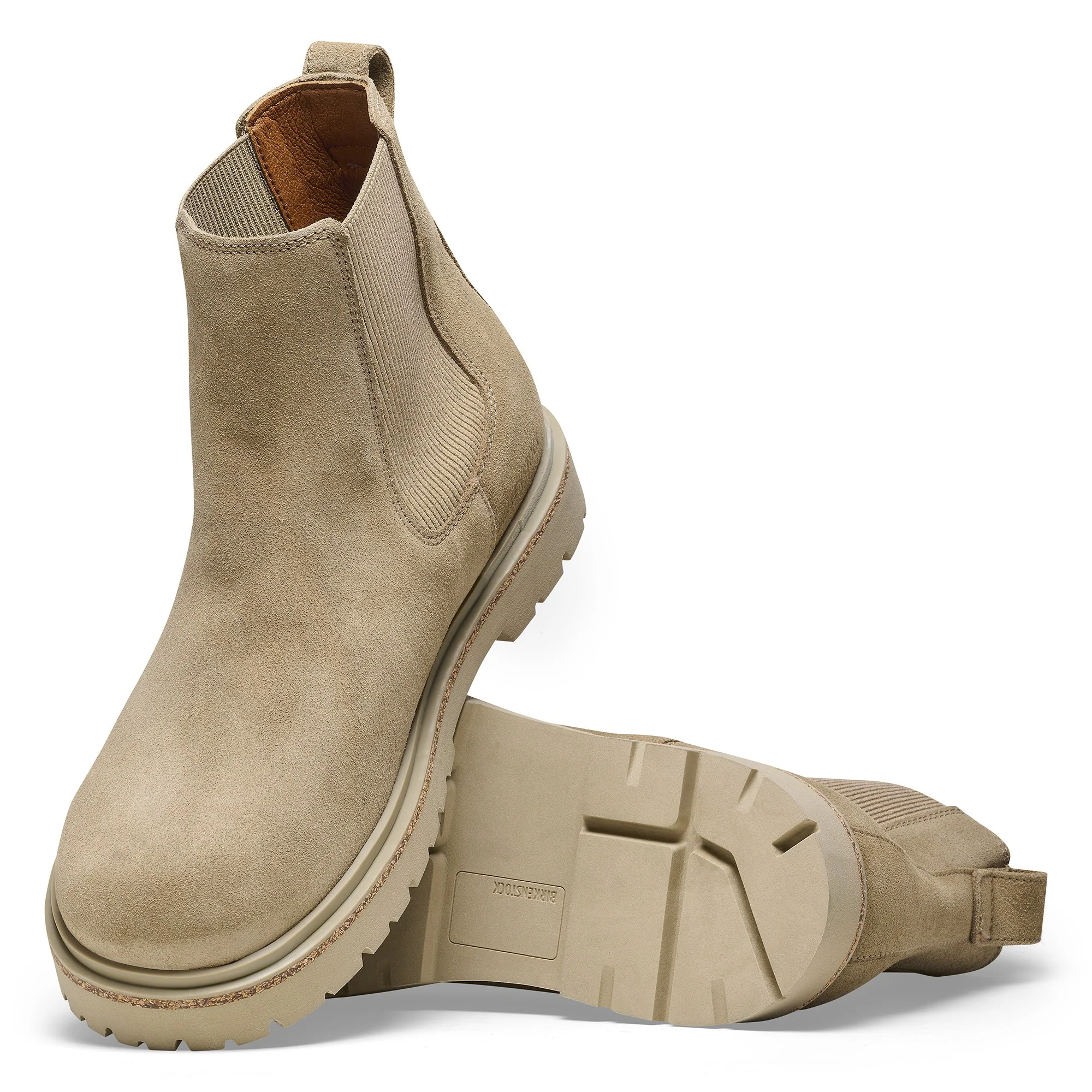 Highwood Slip On Men Suede Leather Taupe - Image 2