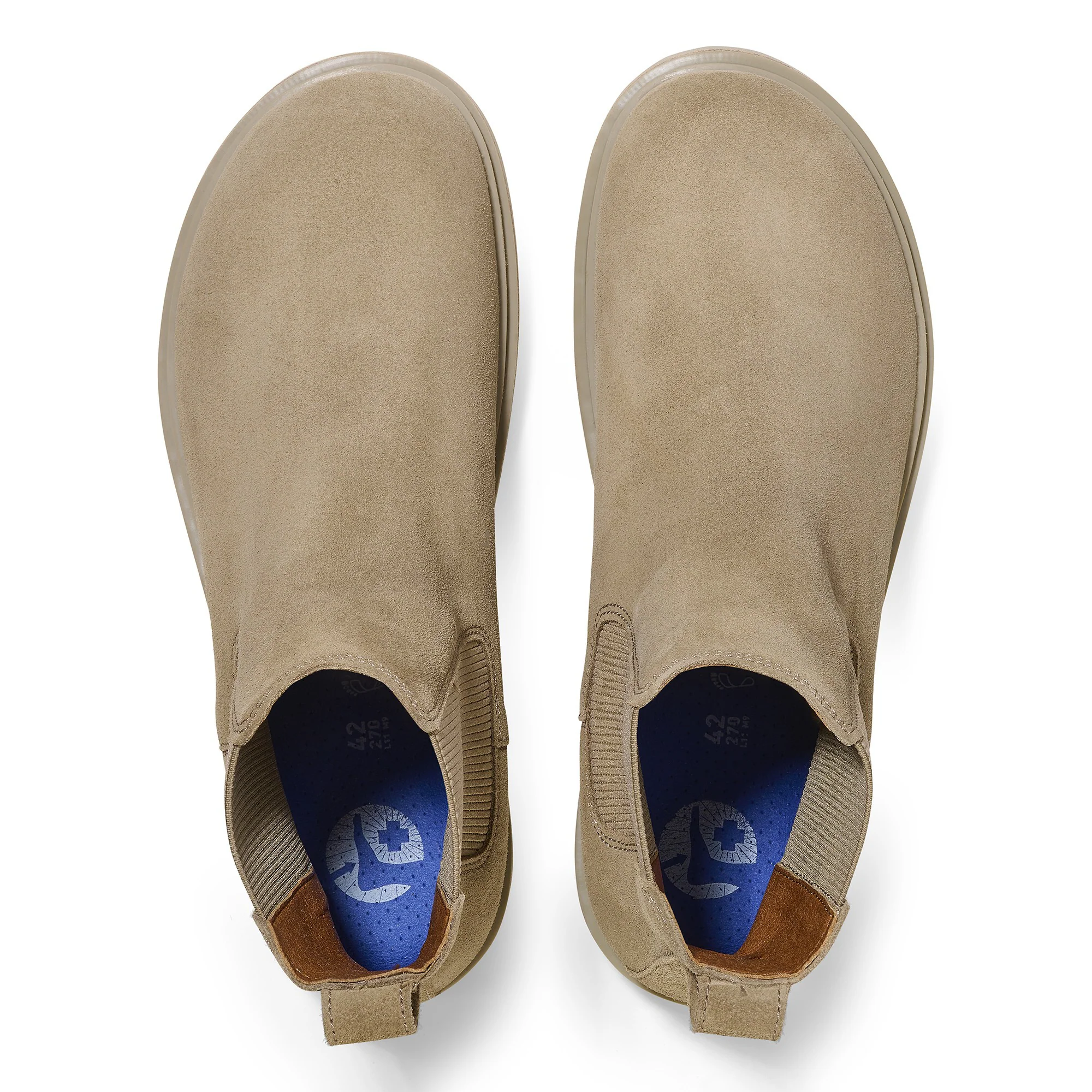 Highwood Slip On Men Suede Leather Taupe - Image 3