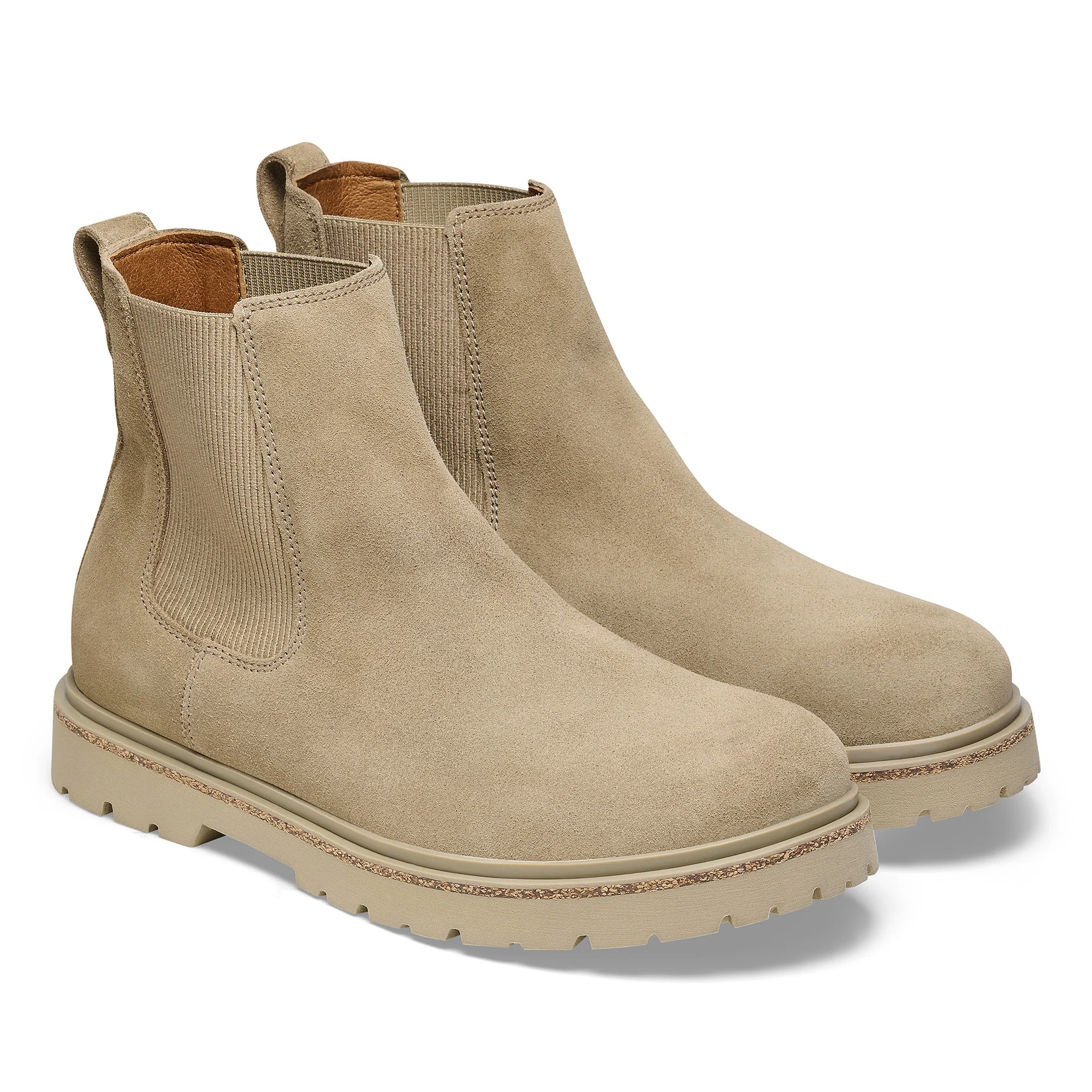 Highwood Slip On Men Suede Leather Taupe - Image 5