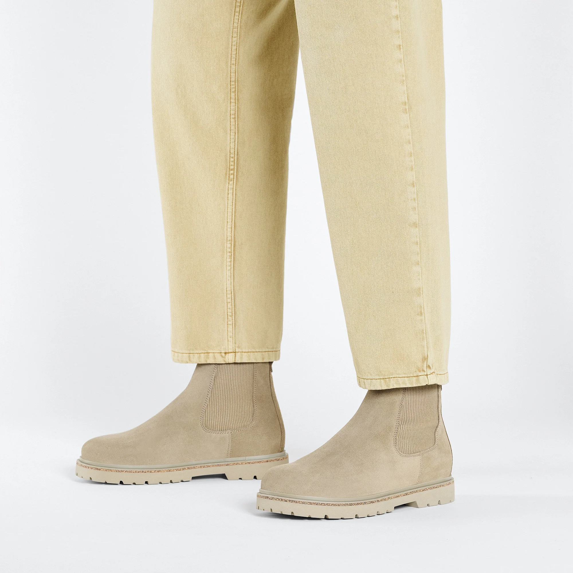 Highwood Slip On Men Suede Leather Taupe - Image 6