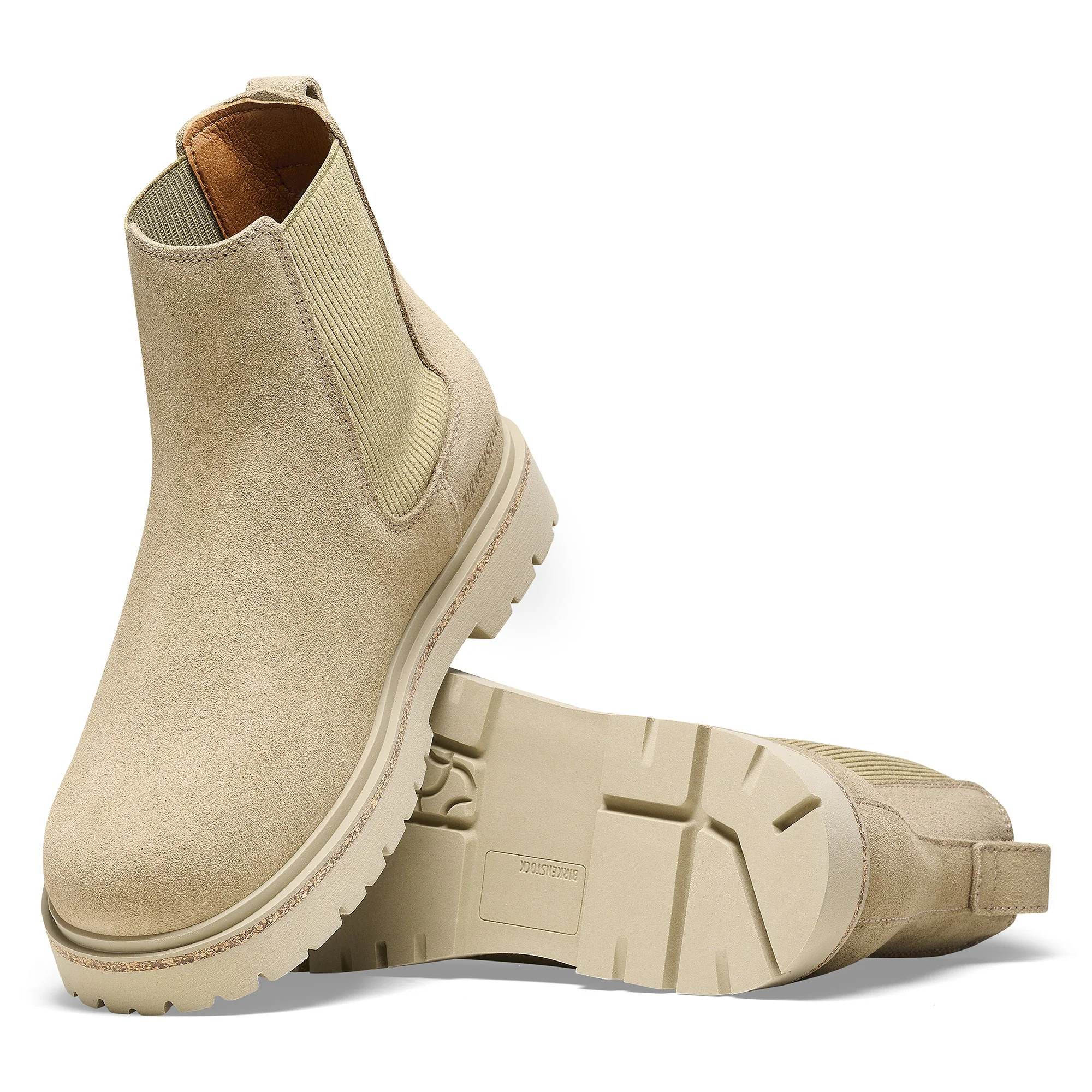 Highwood Slip On Women Suede Leather Taupe - Image 2