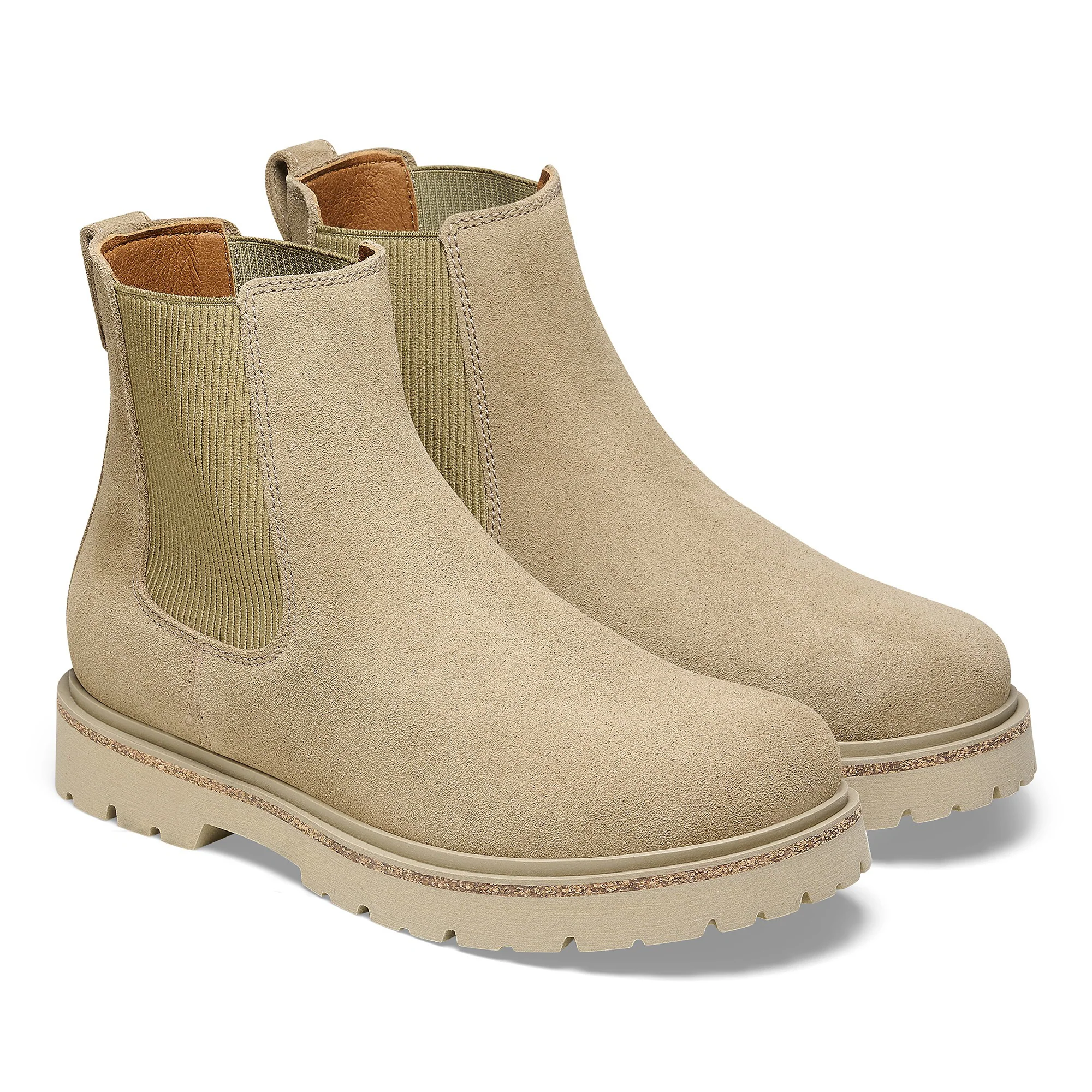 Highwood Slip On Women Suede Leather Taupe - Image 5