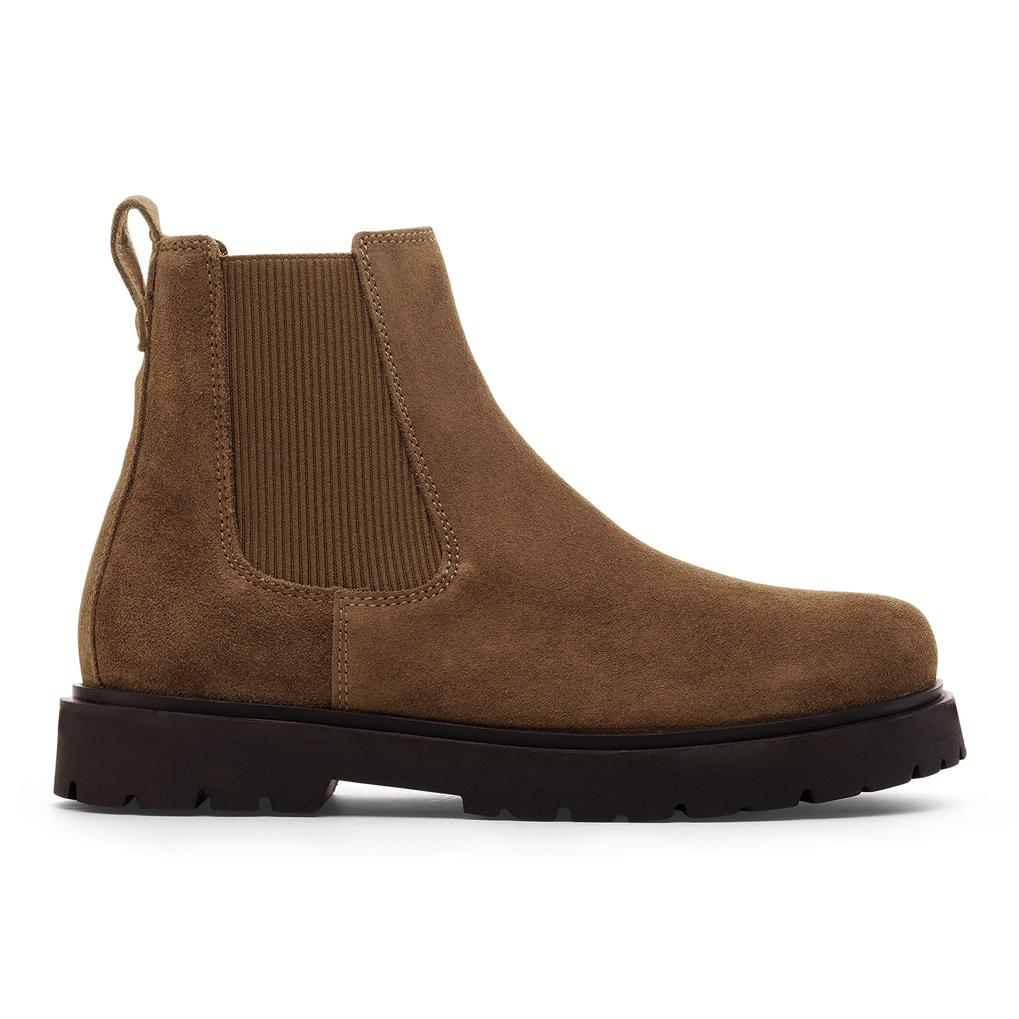 Highwood Slip On Women Suede Leather Dark Tea - Image 4