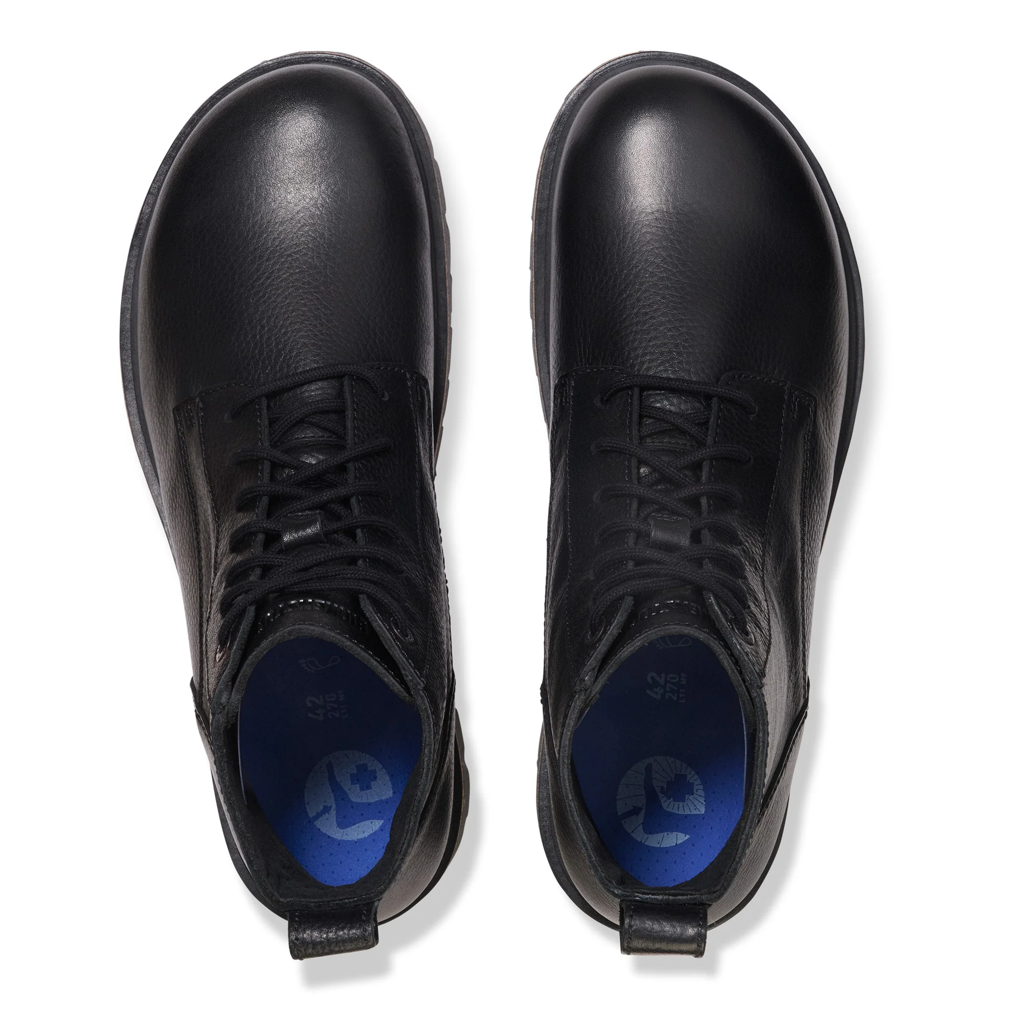 Highwood Lace Mid Men Natural Leather Black - Image 3