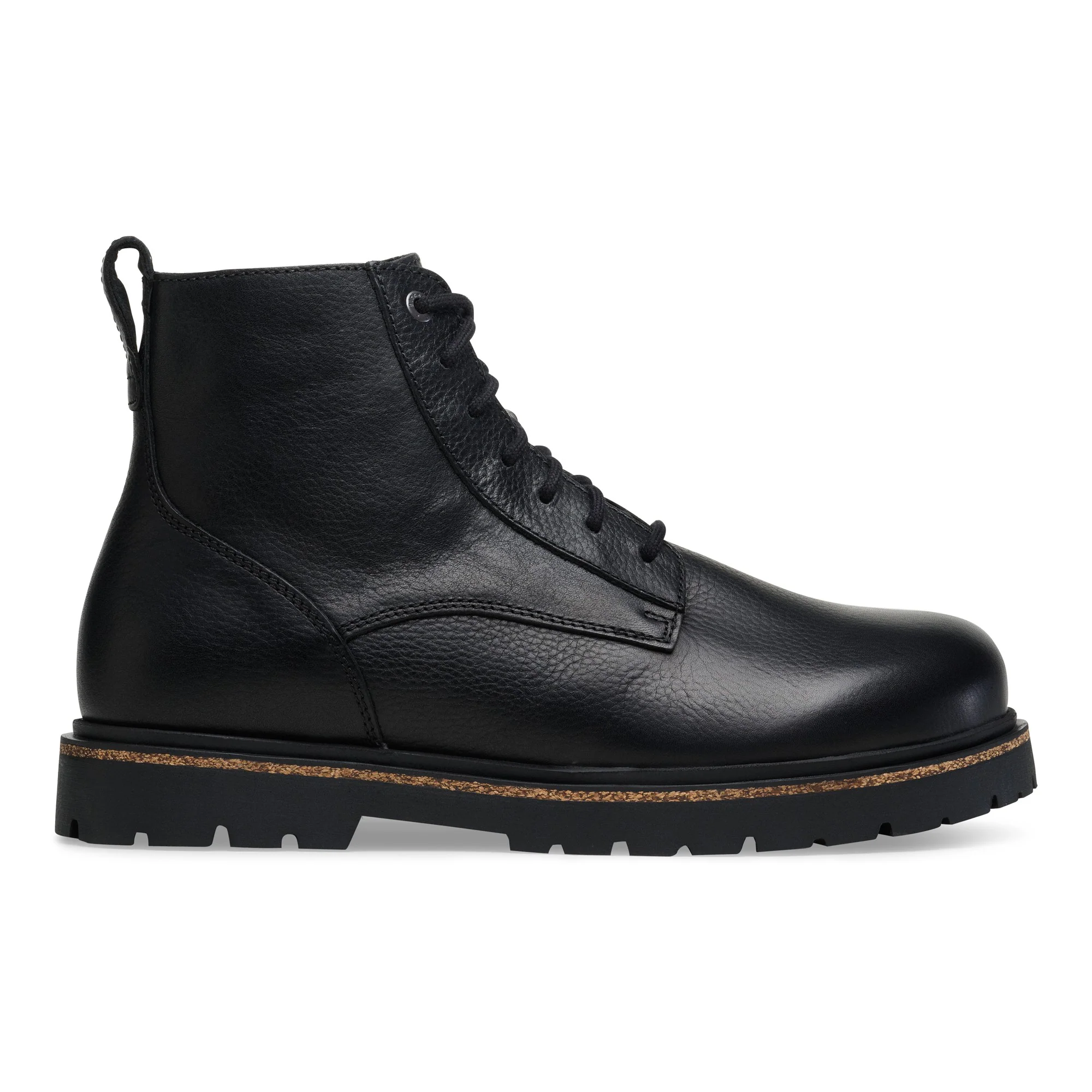 Highwood Lace Mid Men Natural Leather Black - Image 4