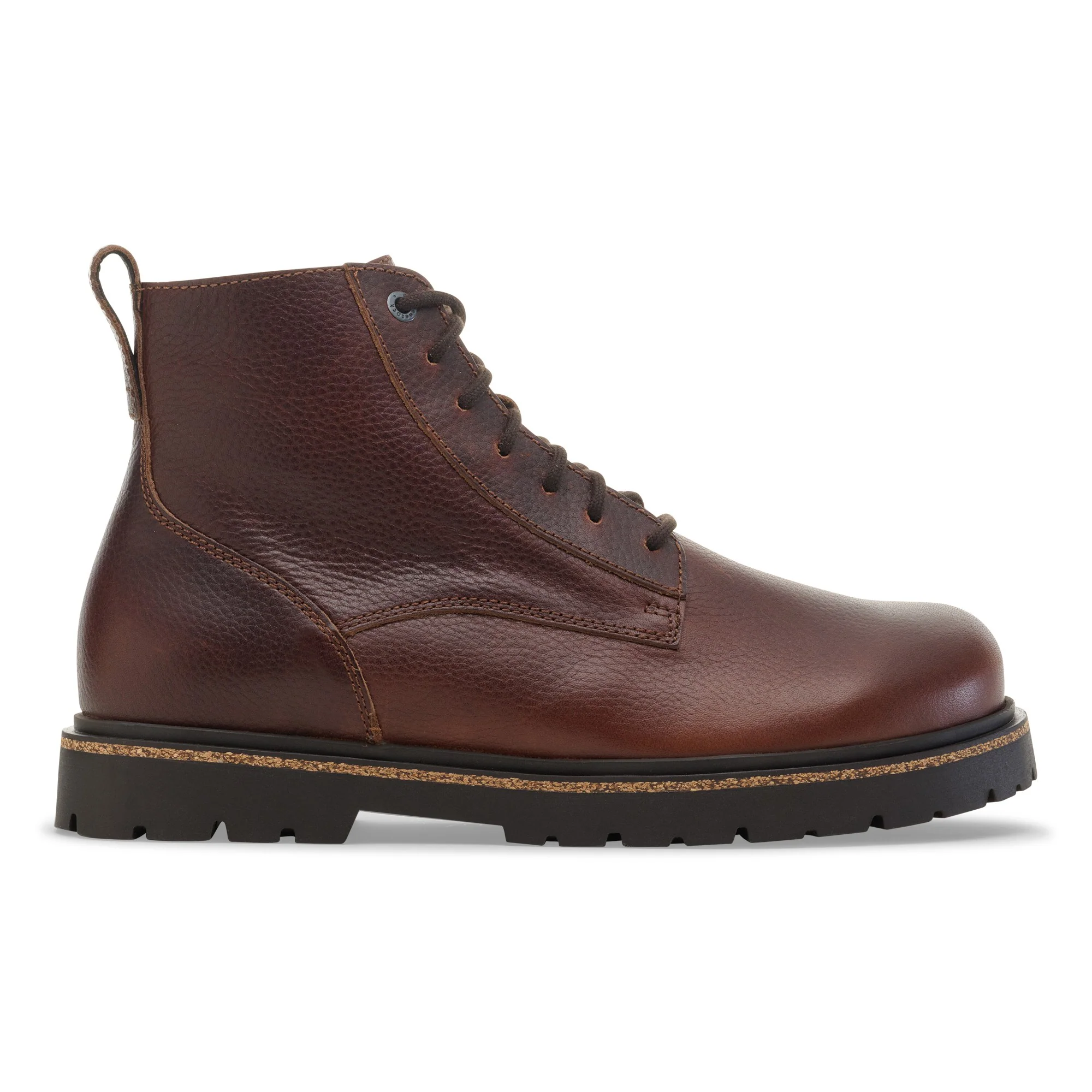 Highwood Lace Mid Men Natural Leather Chocolate - Image 6