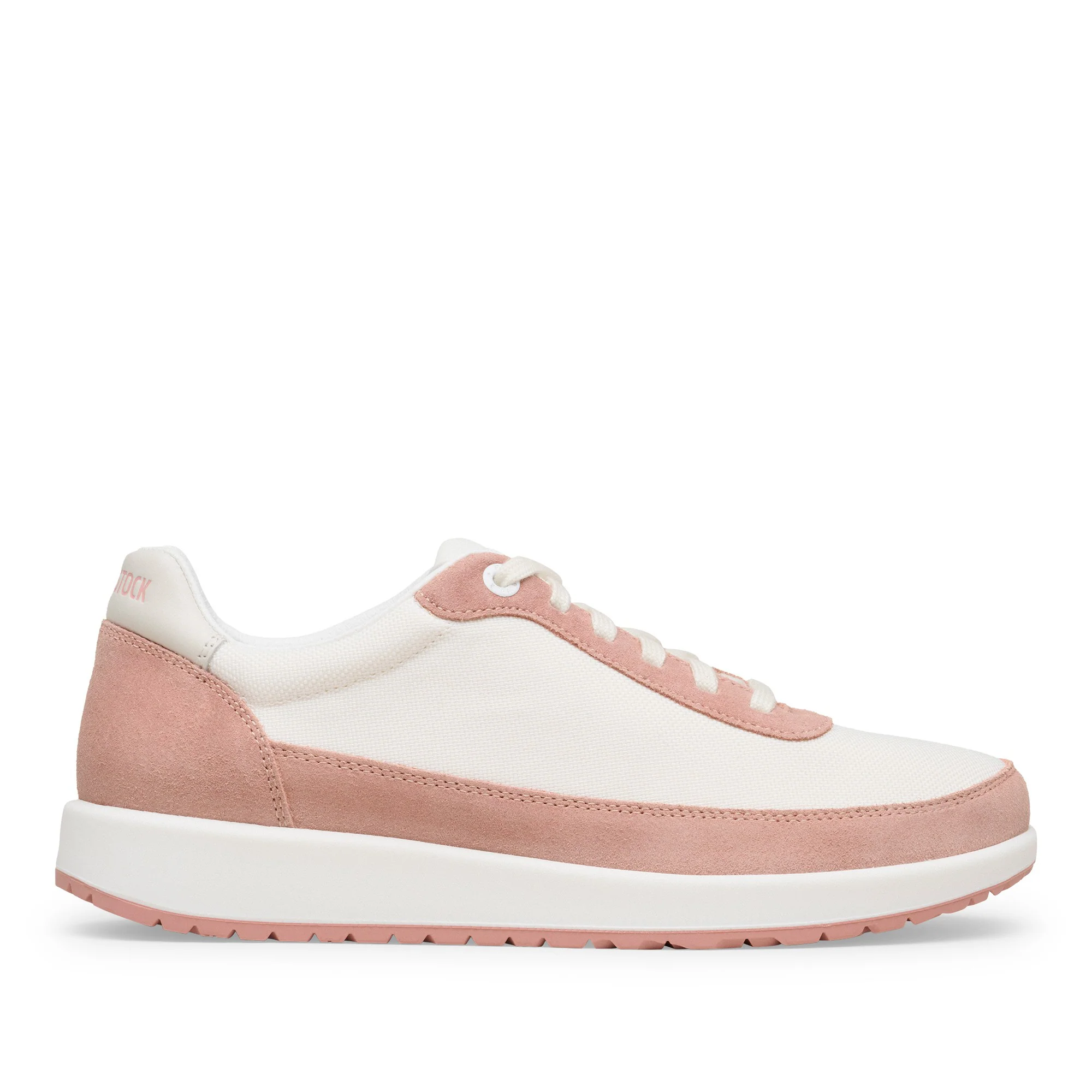 Honnef City Natural Leather/Textile Pink Clay / Eggshell - Image 3