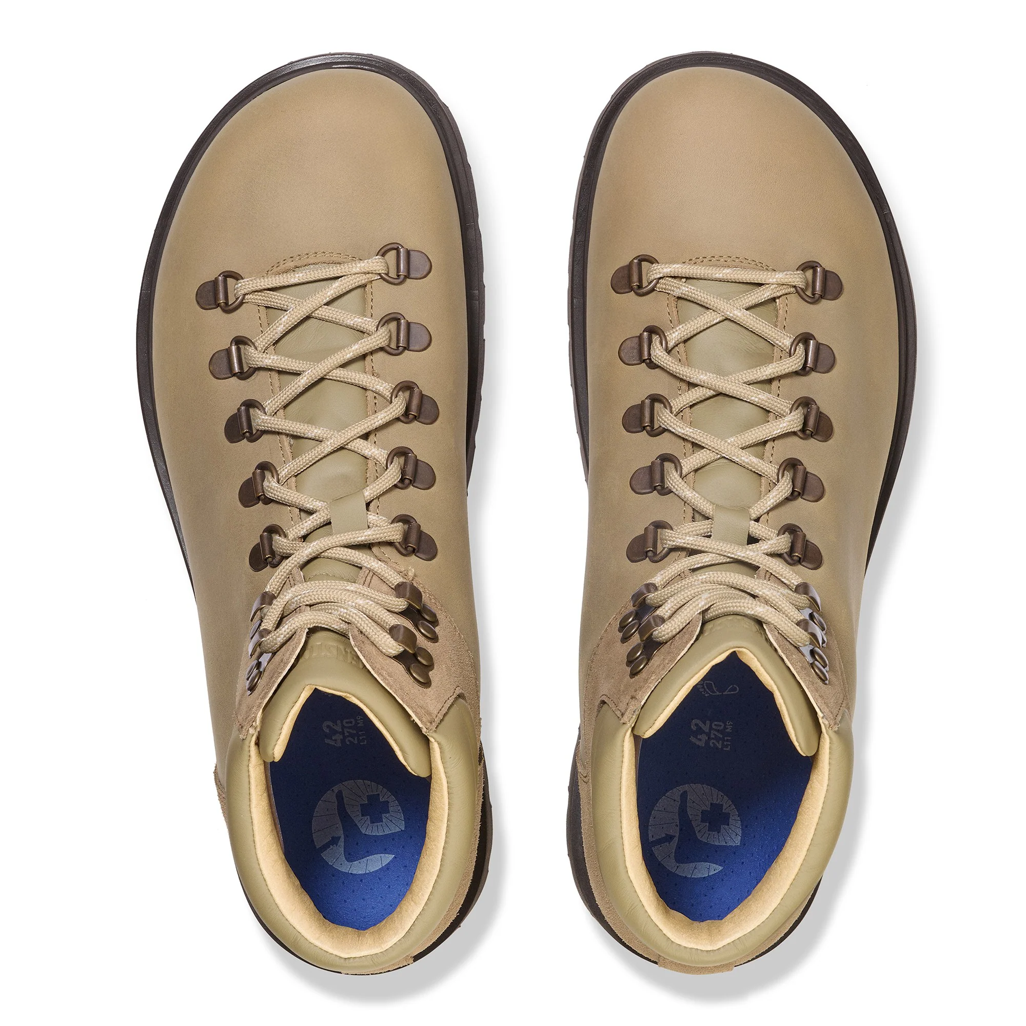 Jackson Nubuck Leather/Suede Taupe - Image 2