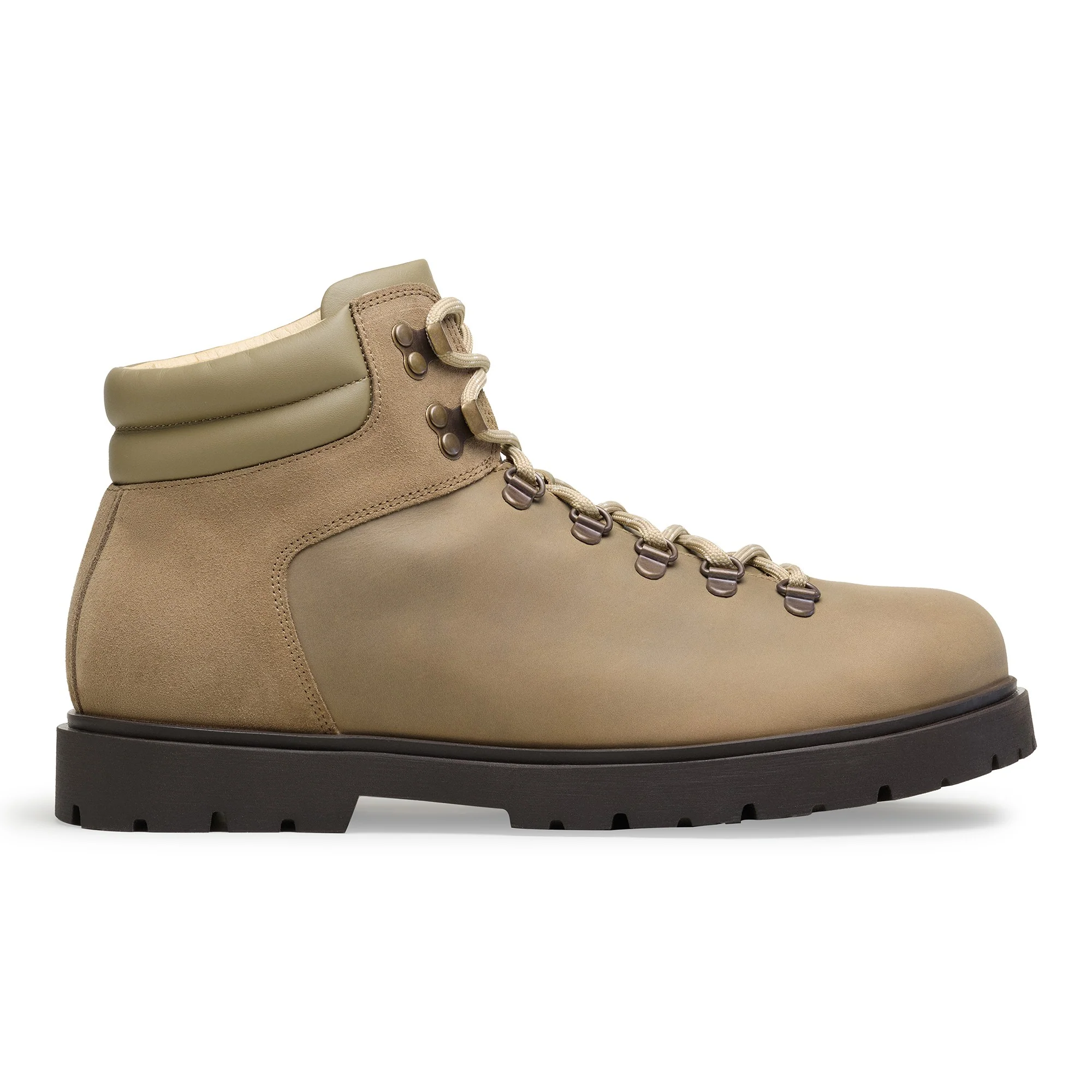 Jackson Nubuck Leather/Suede Taupe - Image 3
