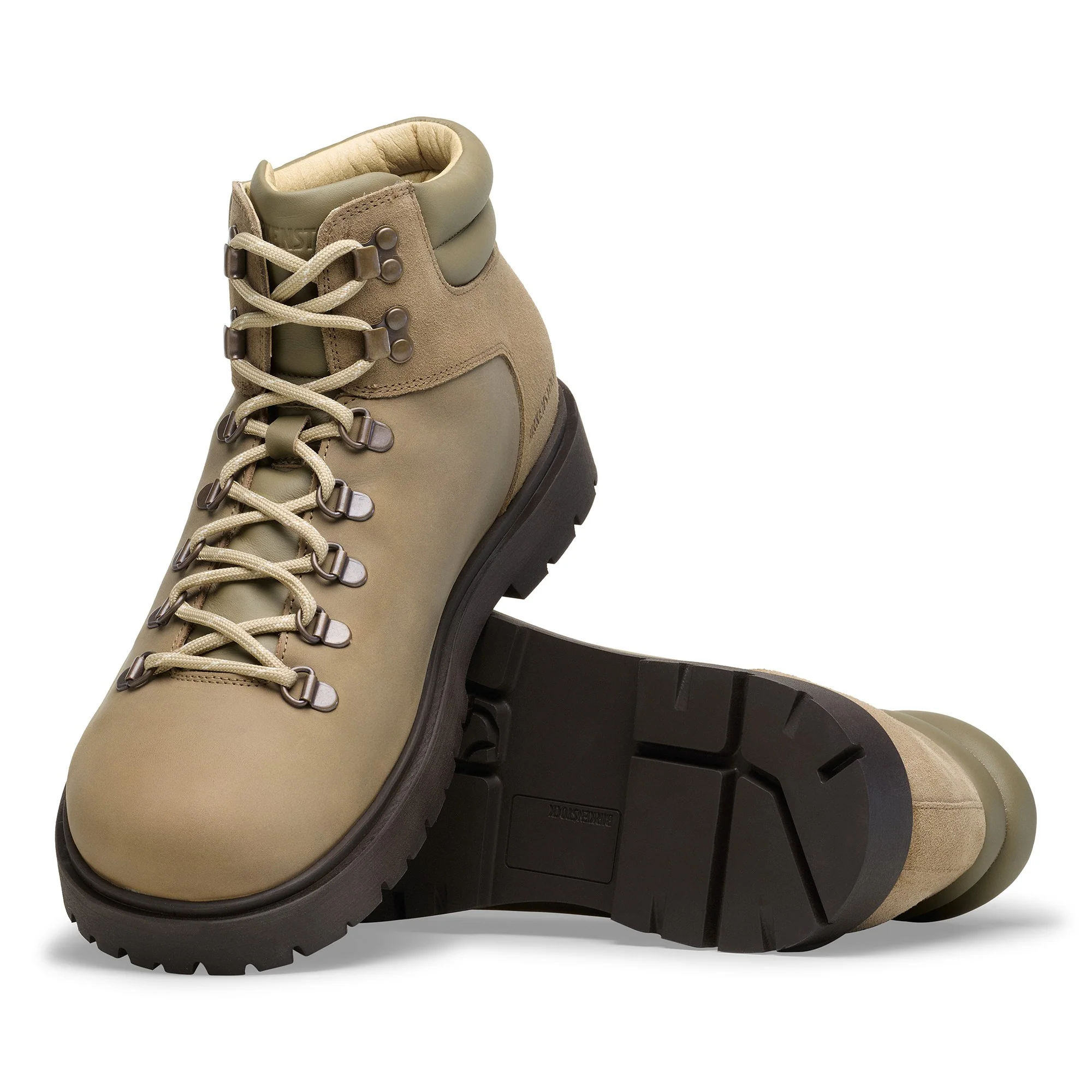 Jackson Nubuck Leather/Suede Taupe - Image 4