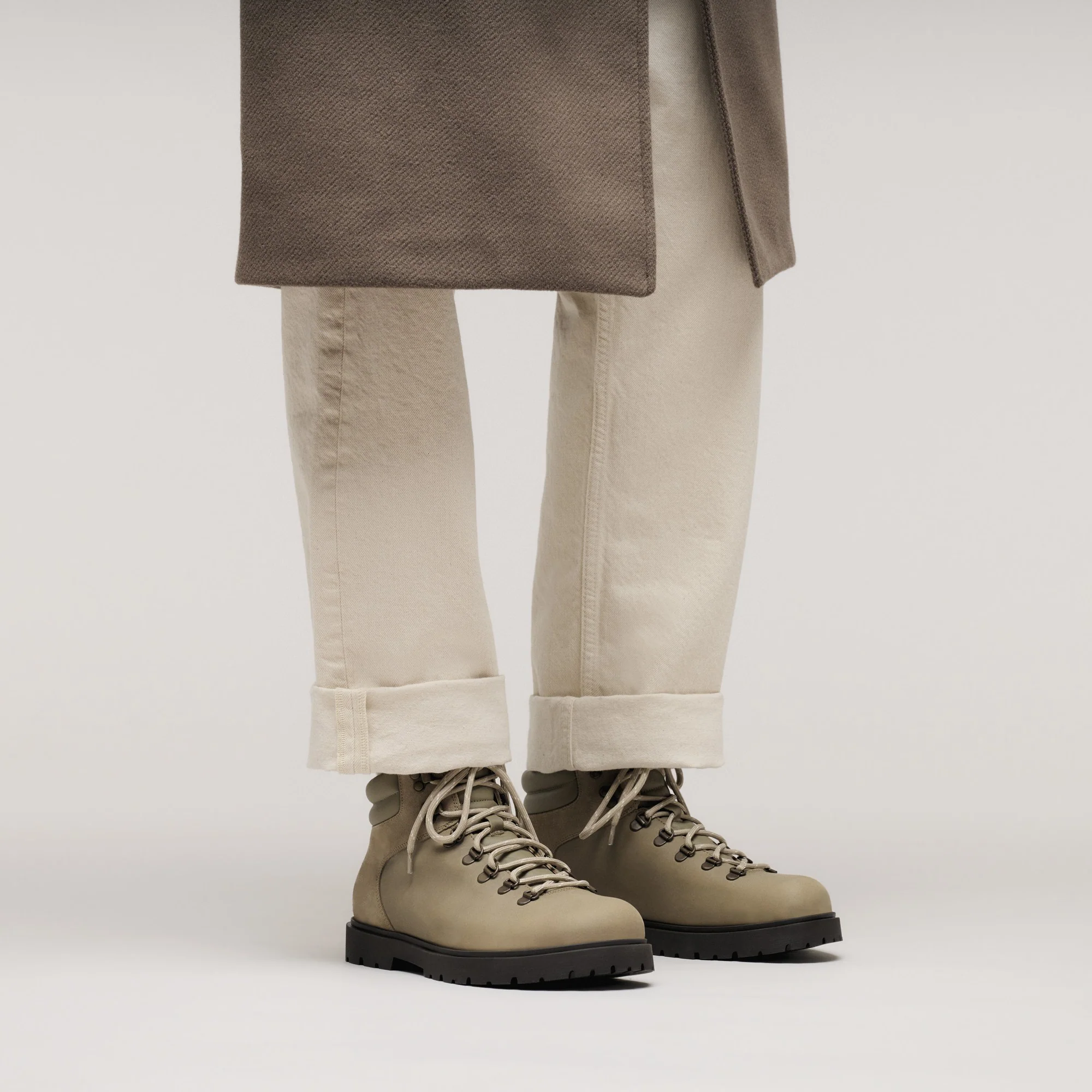 Jackson Nubuck Leather/Suede Taupe - Image 8