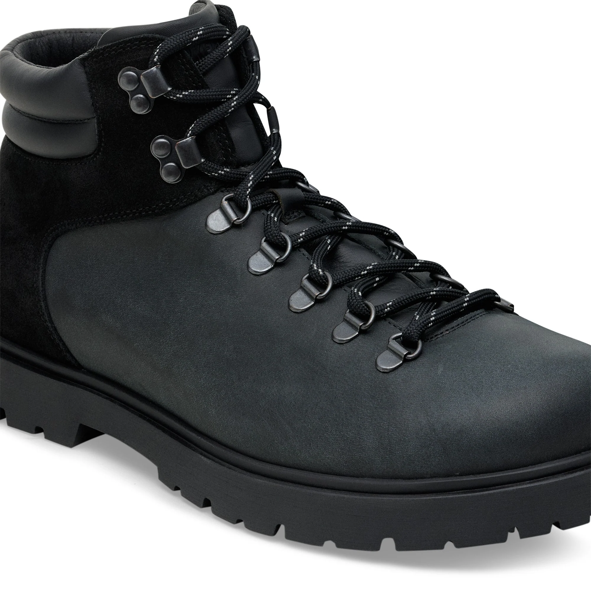 Jackson Nubuck Leather/Suede Black - Image 4