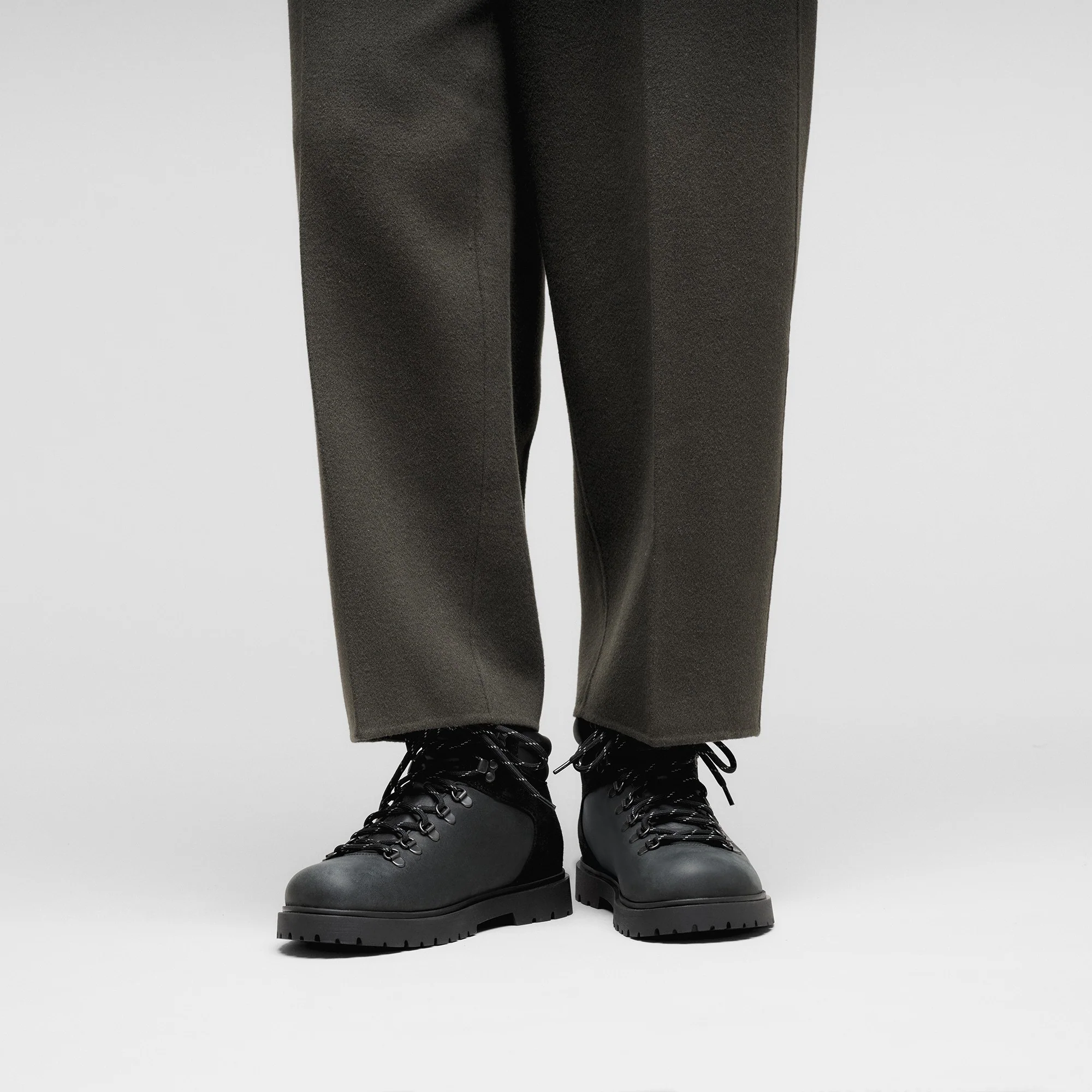Jackson Nubuck Leather/Suede Black - Image 7