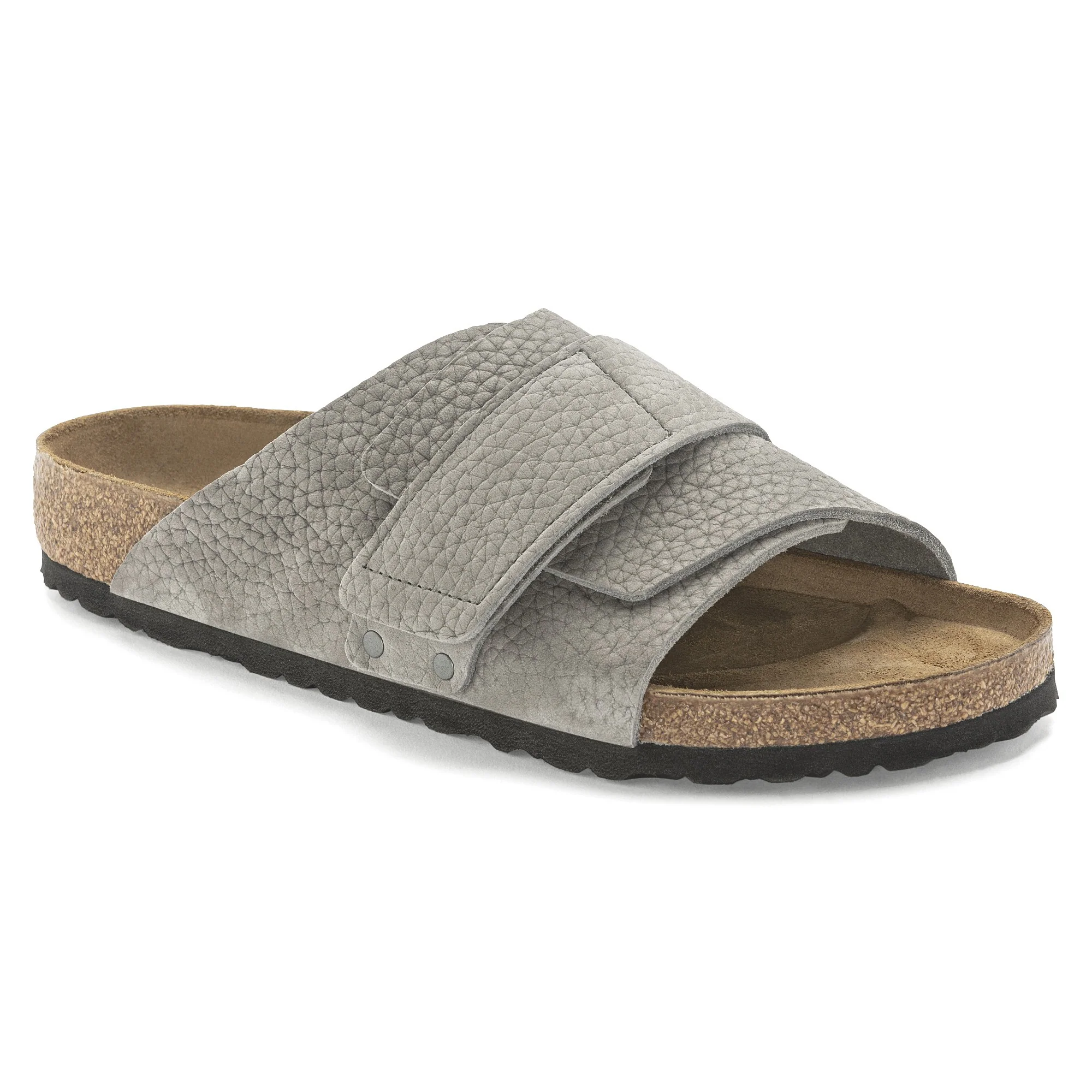Kyoto Nubuk Leather Desert Buck Whale Gray