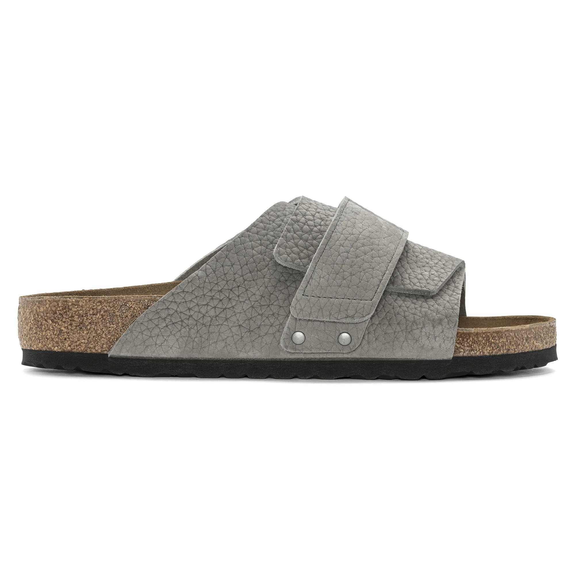 Kyoto Nubuk Leather Desert Buck Whale Gray - Image 3