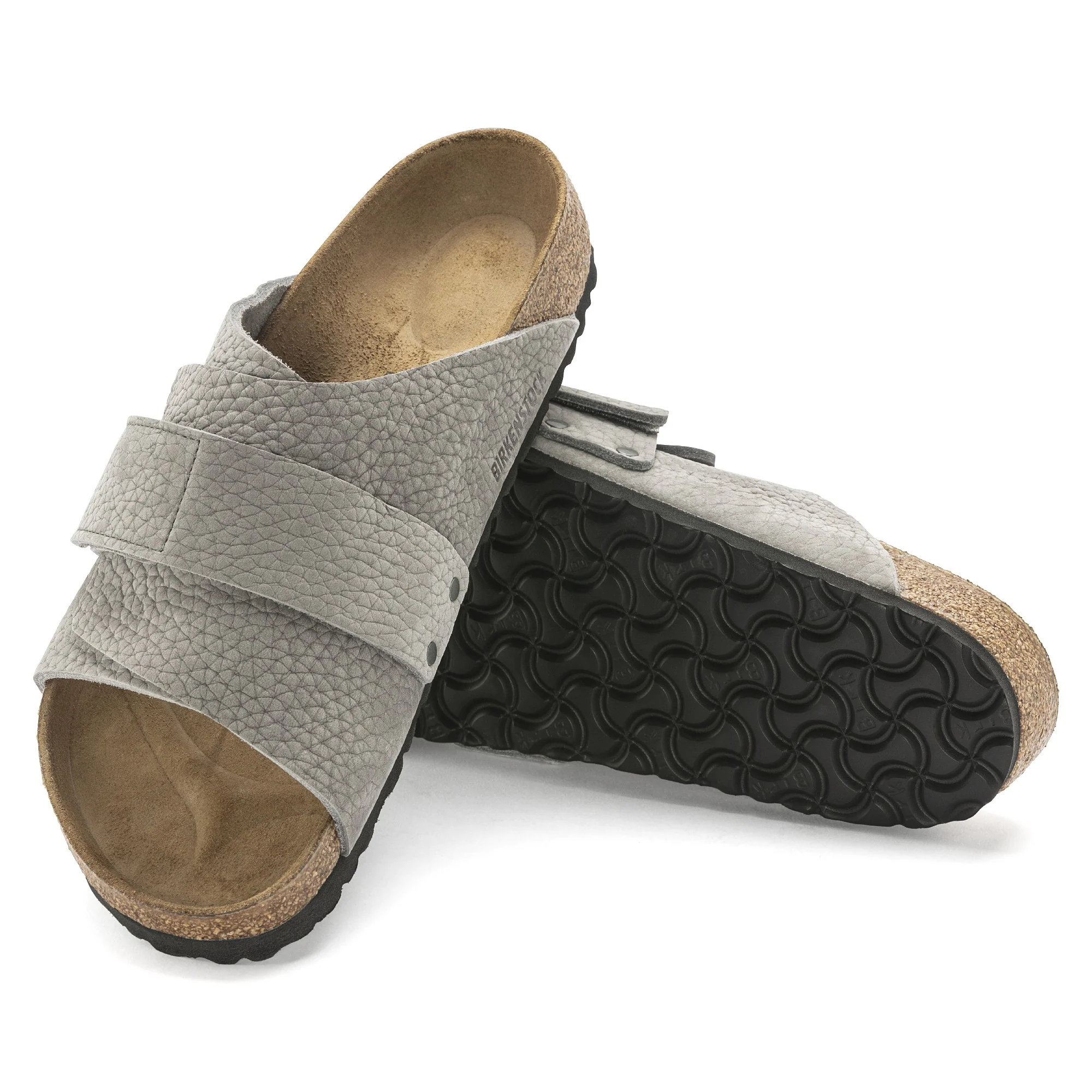 Kyoto Nubuk Leather Desert Buck Whale Gray - Image 4