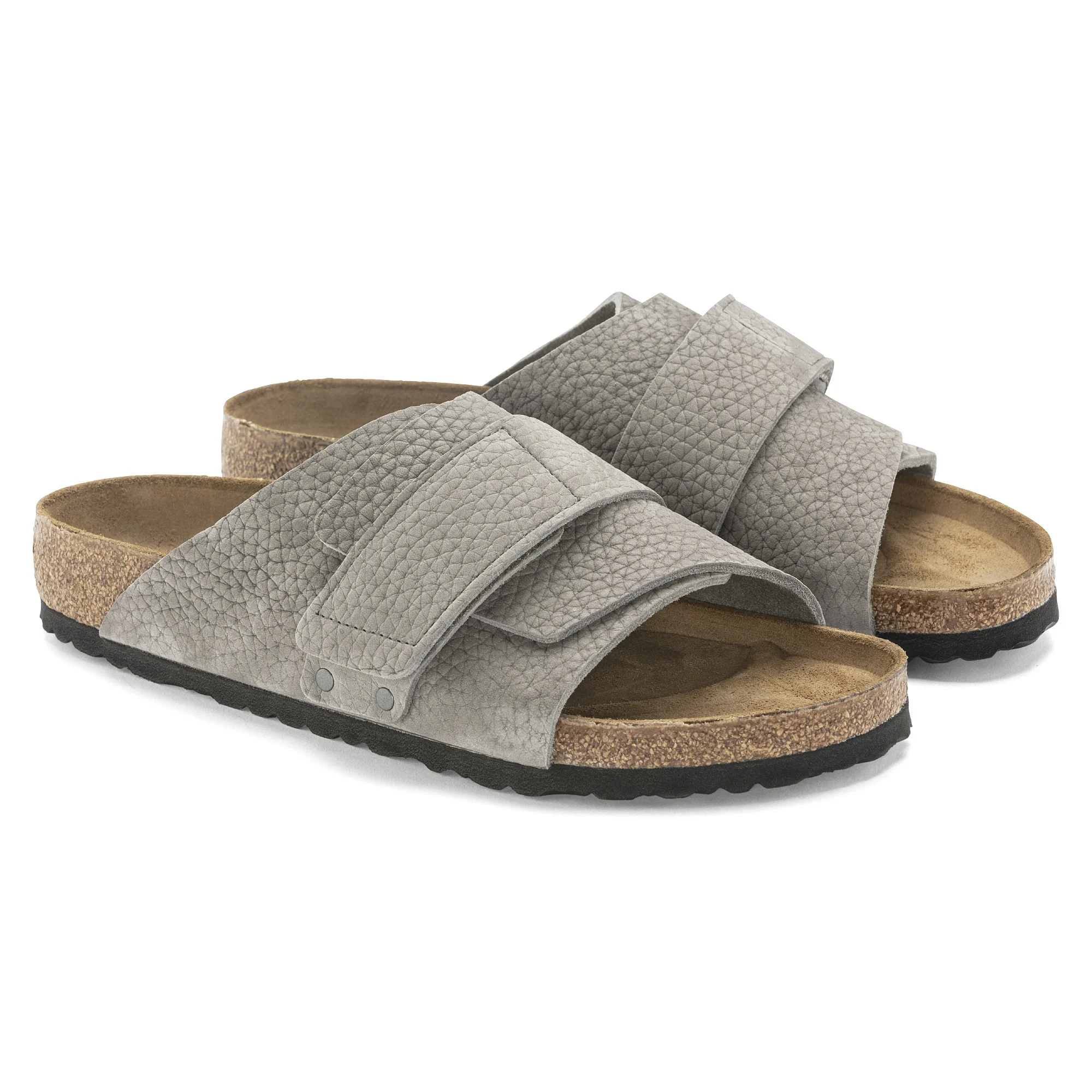 Kyoto Nubuk Leather Desert Buck Whale Gray - Image 8
