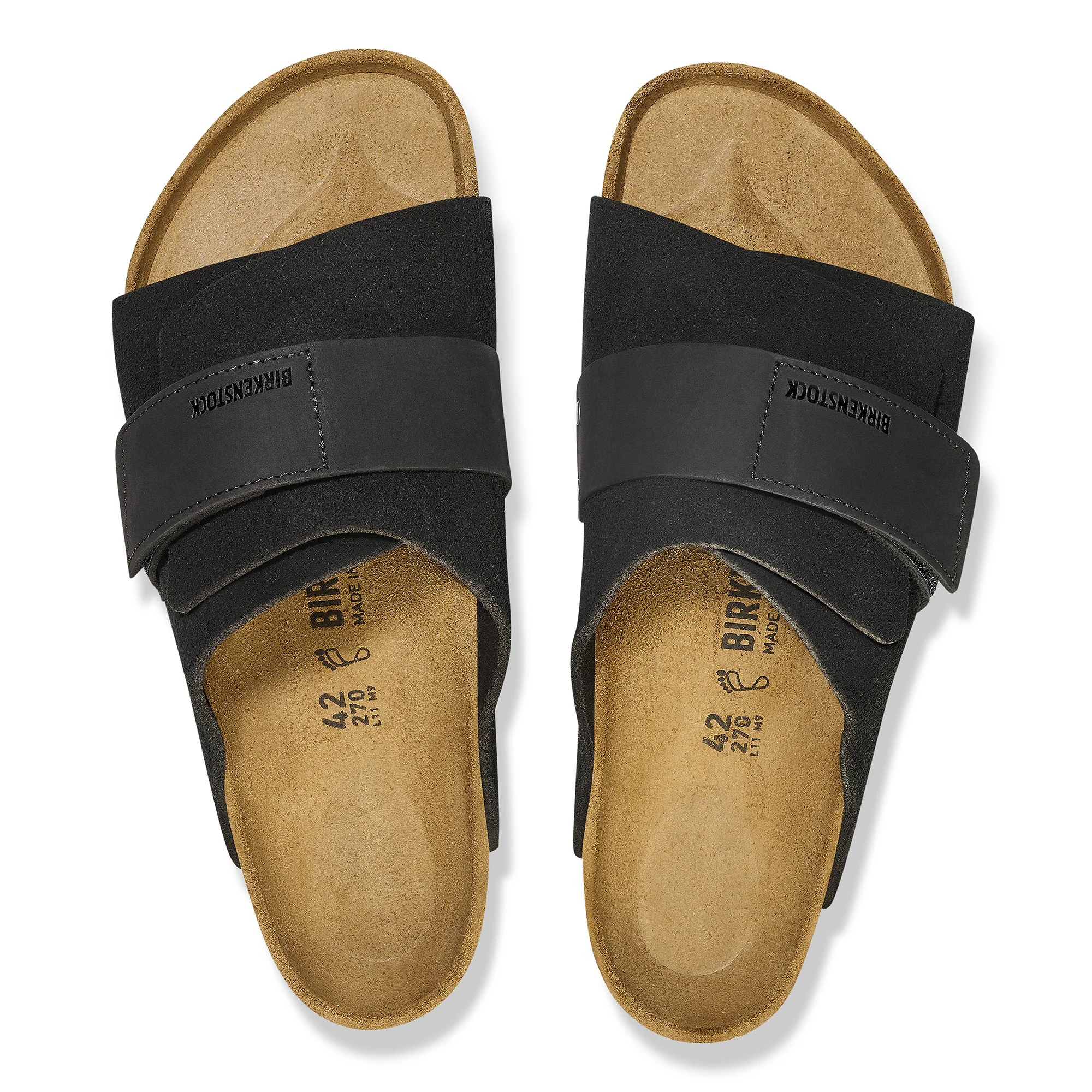 Kyoto Nubuck Leather/Suede Black - Image 2