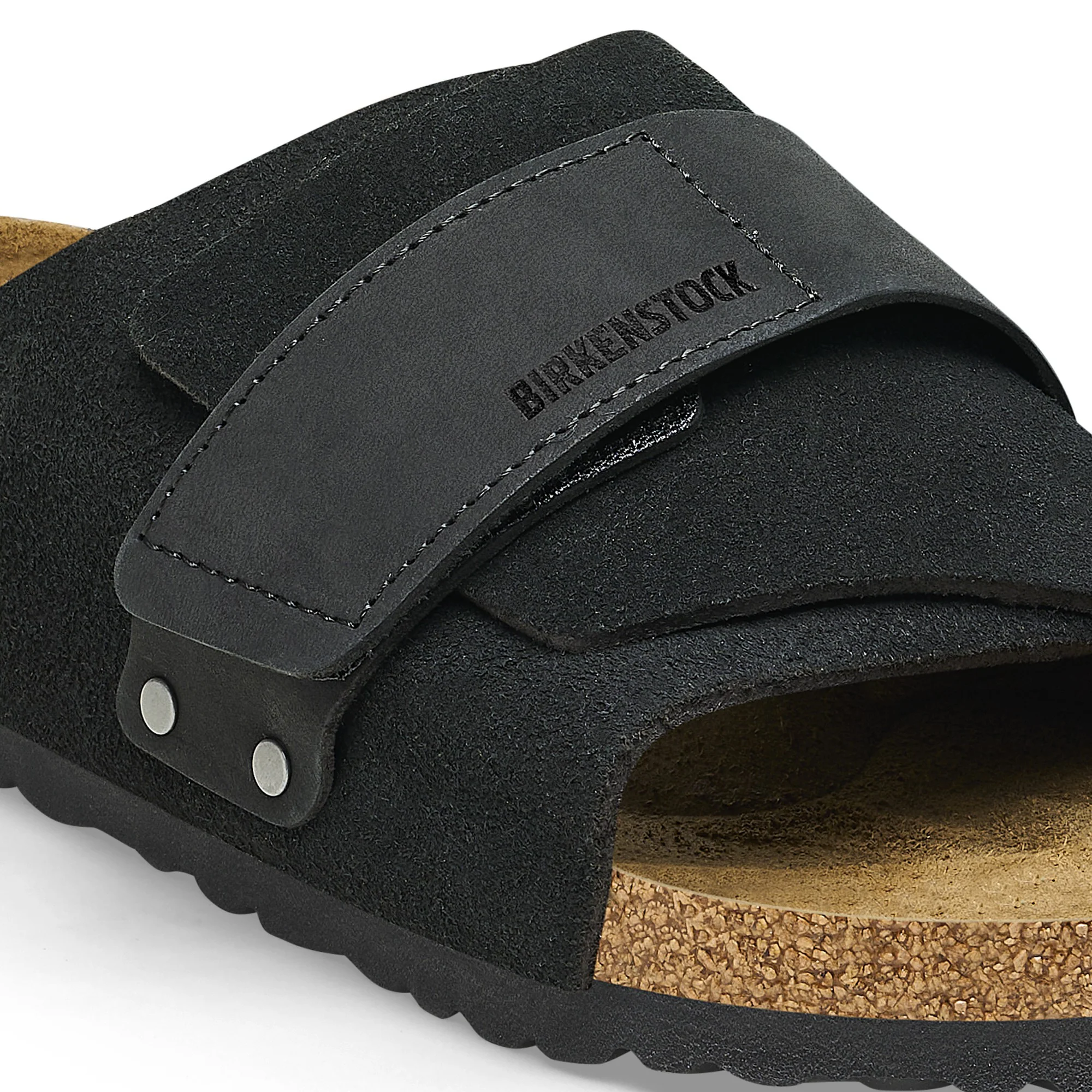 Kyoto Nubuck Leather/Suede Black - Image 6
