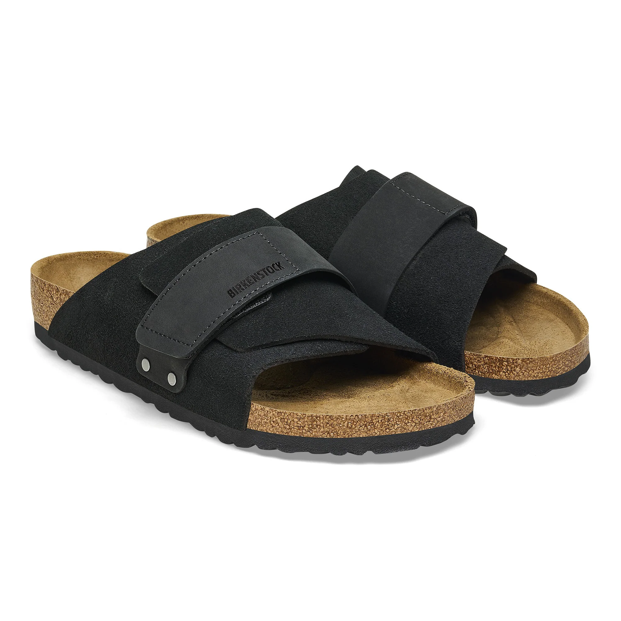 Kyoto Nubuck Leather/Suede Black - Image 8