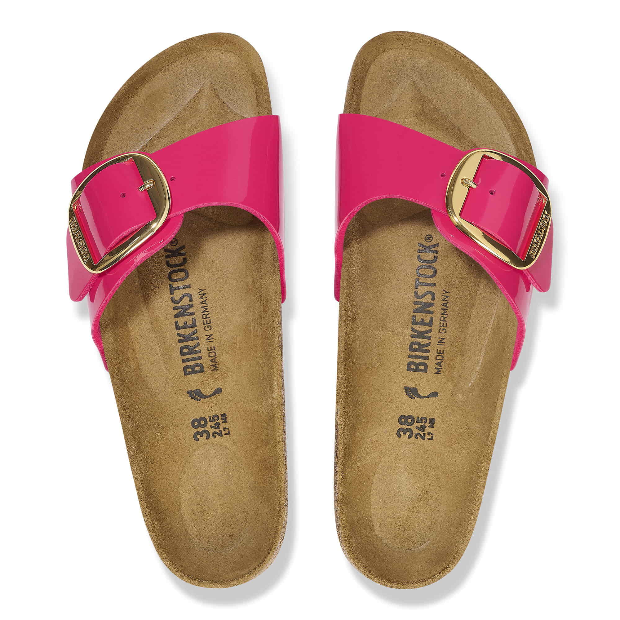 Madrid Big Buckle Birko-Flor Patent - Image 3