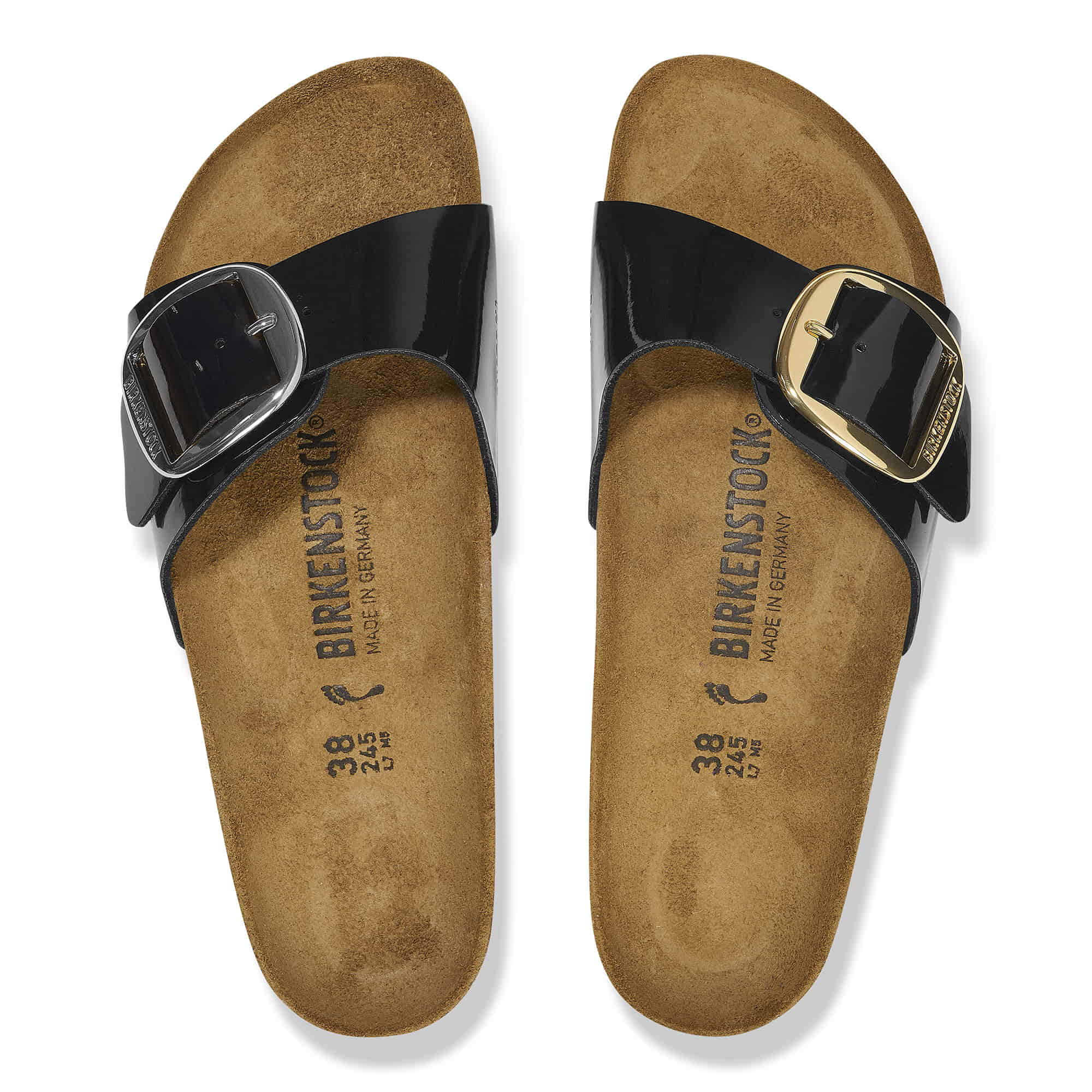 Madrid Big Buckle Birko-Flor Patent - Image 3