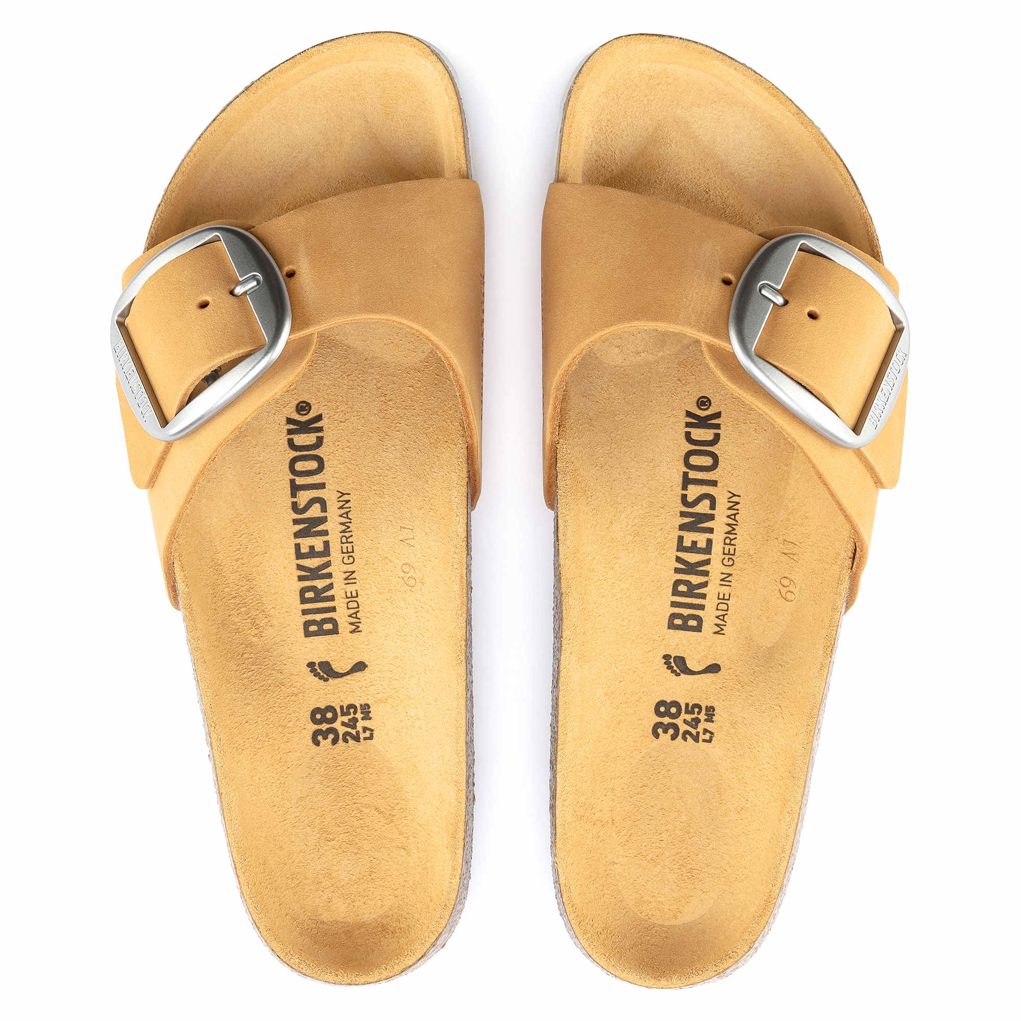 Madrid Big Buckle Nubuck Leather - Image 3