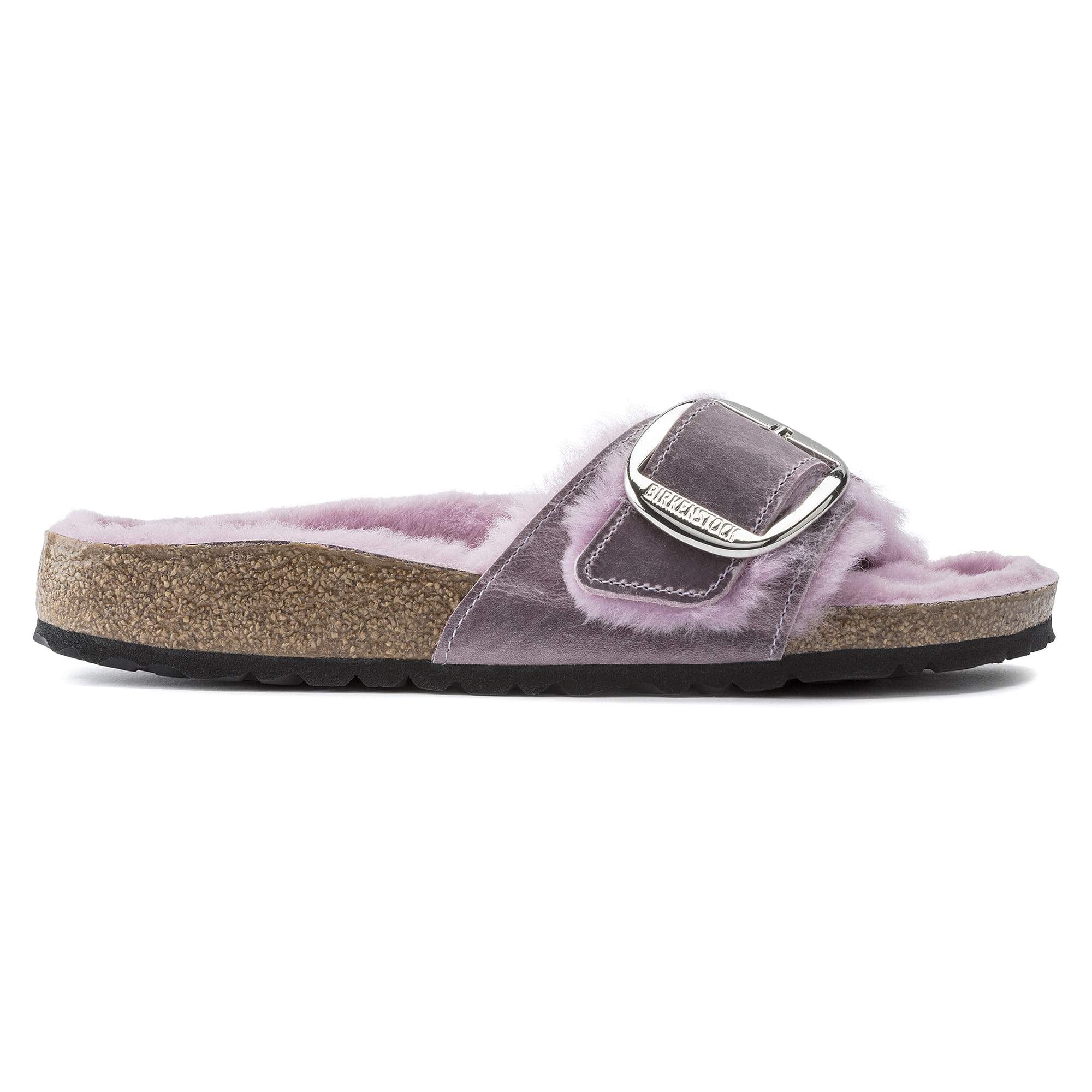 Madrid Big Buckle Shearling Oiled Leather - Image 5