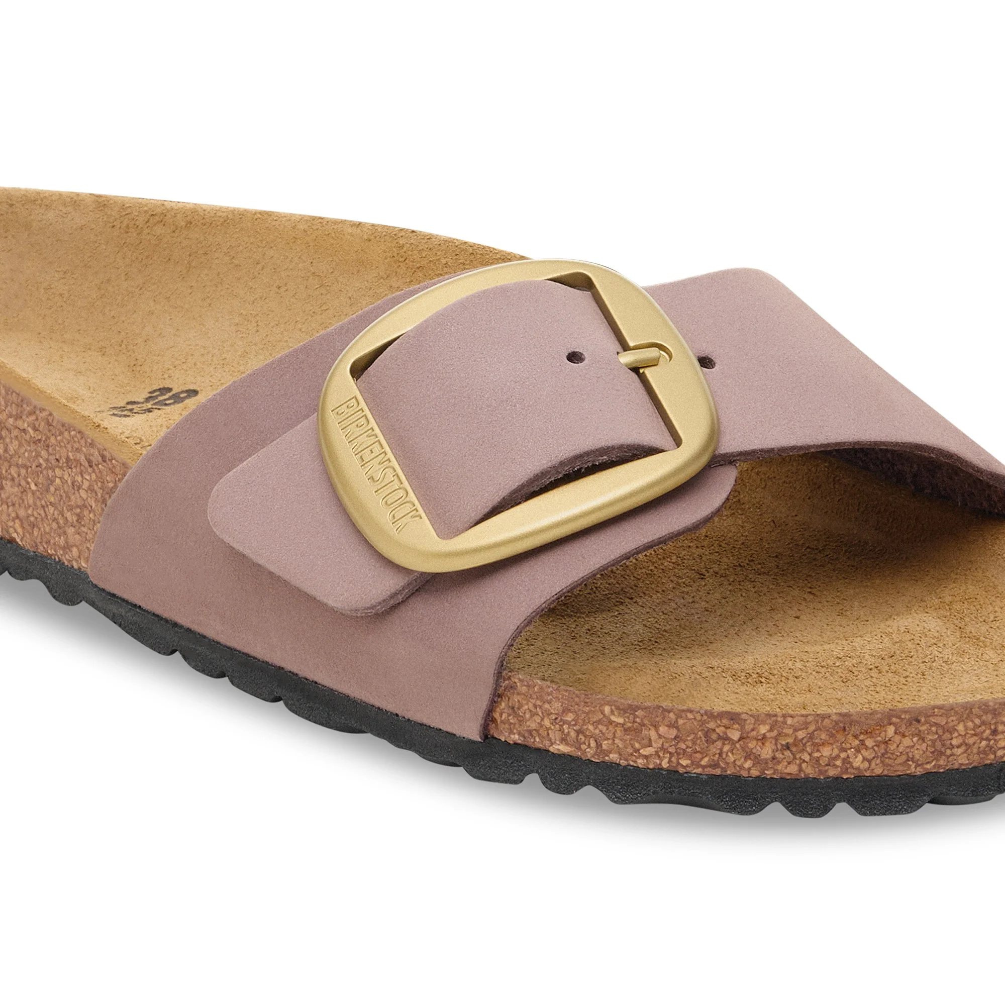 Madrid Big Buckle Nubuk Leather Faded Purple - Image 5