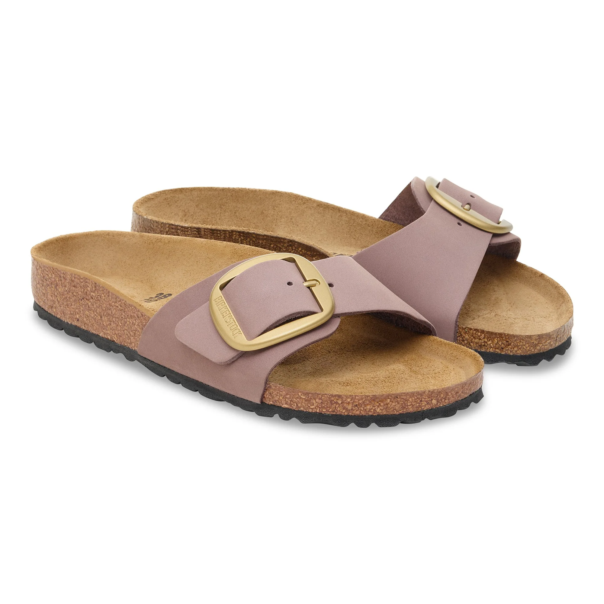 Madrid Big Buckle Nubuk Leather Faded Purple - Image 6