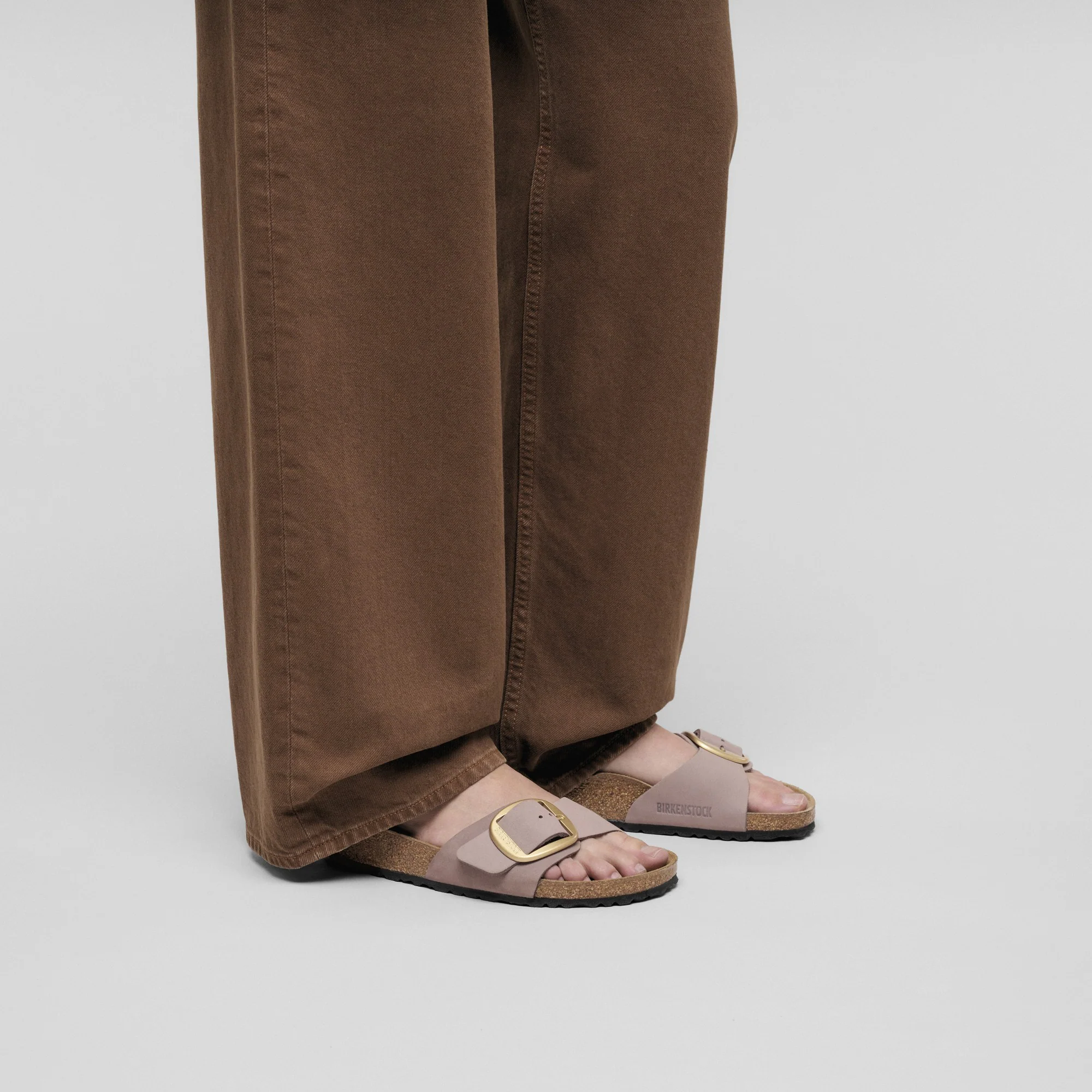 Madrid Big Buckle Nubuk Leather Faded Purple - Image 7