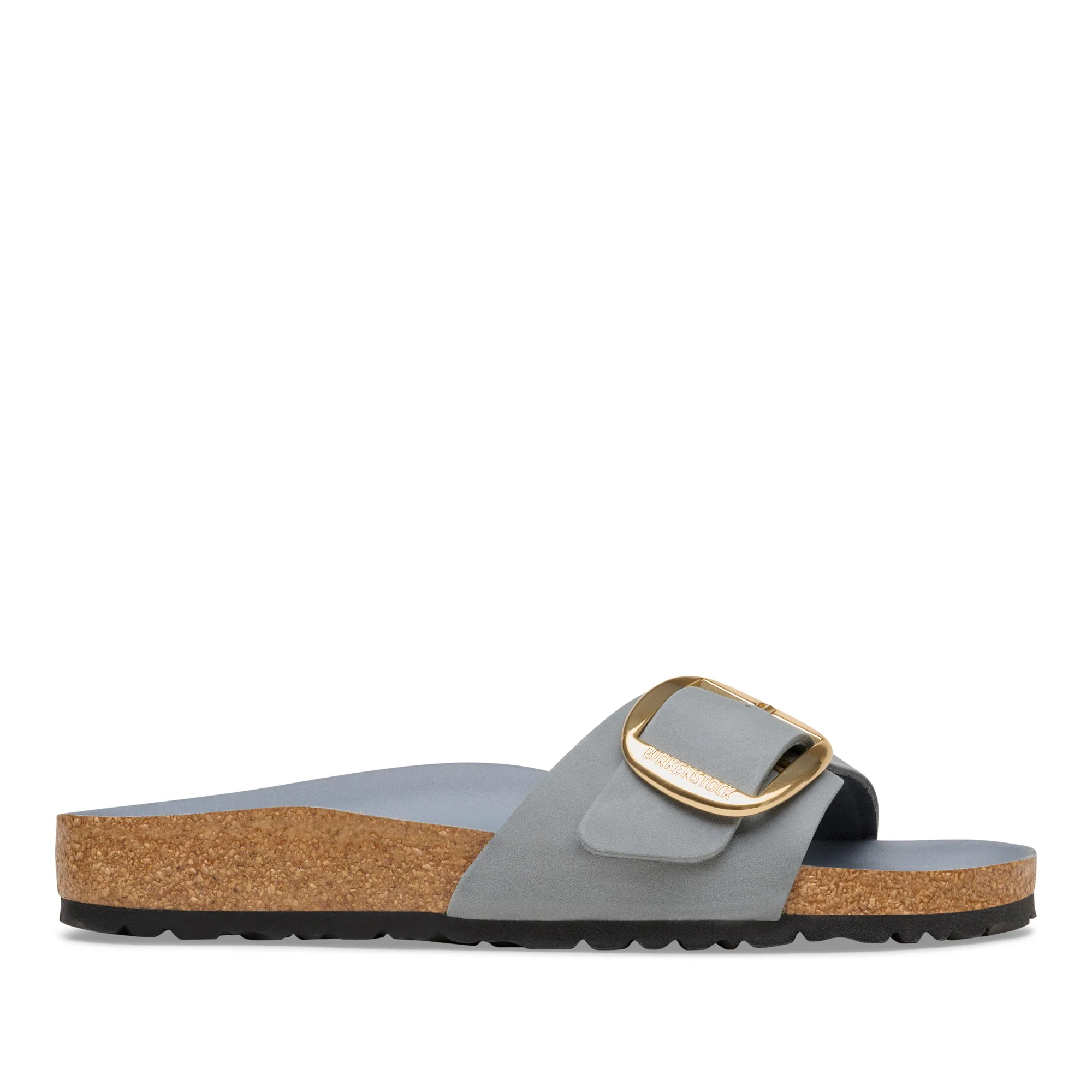 Madrid Big Buckle Natural Leather Oiled Basalt Gray - Image 6