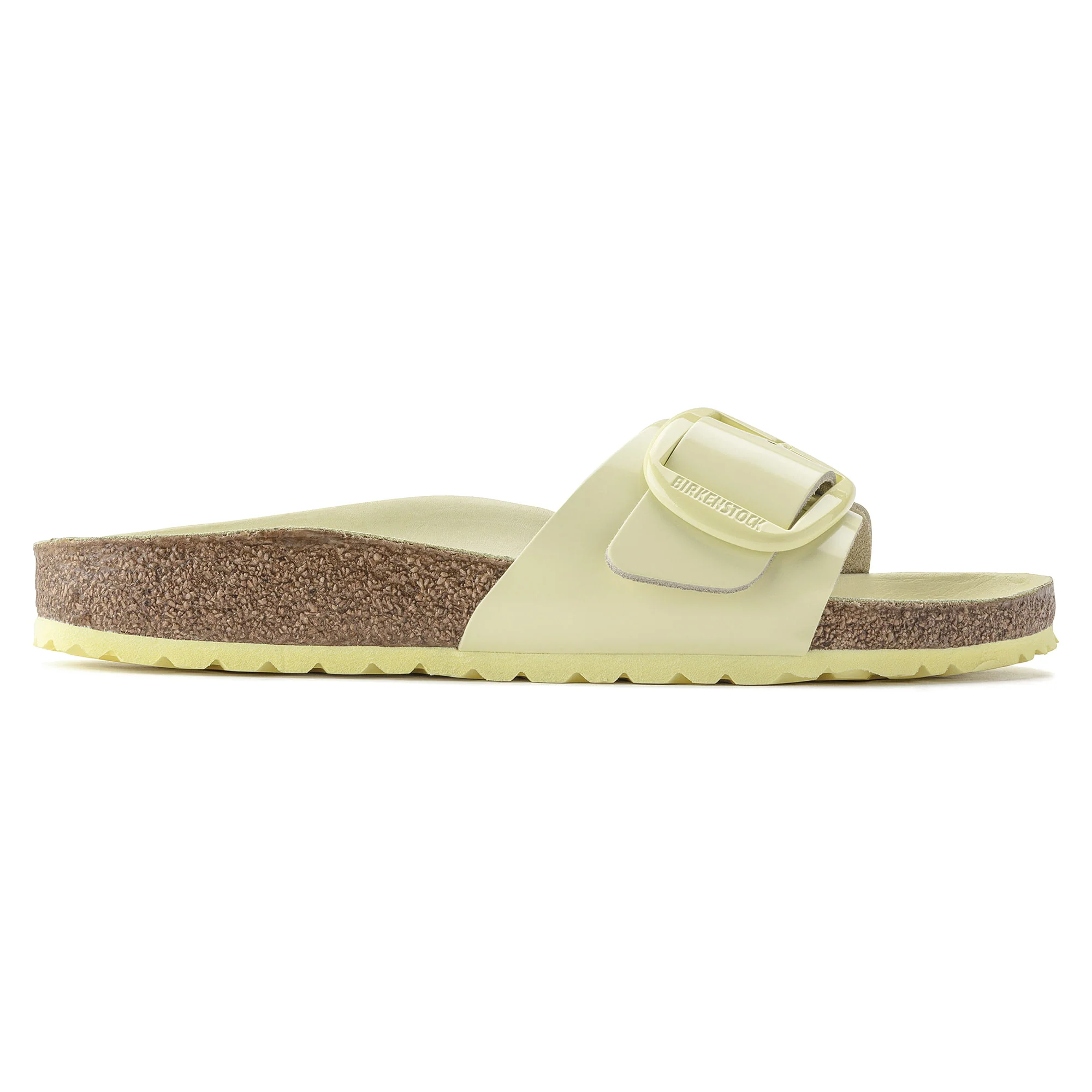 Madrid Big Buckle Natural Leather Patent - Image 4
