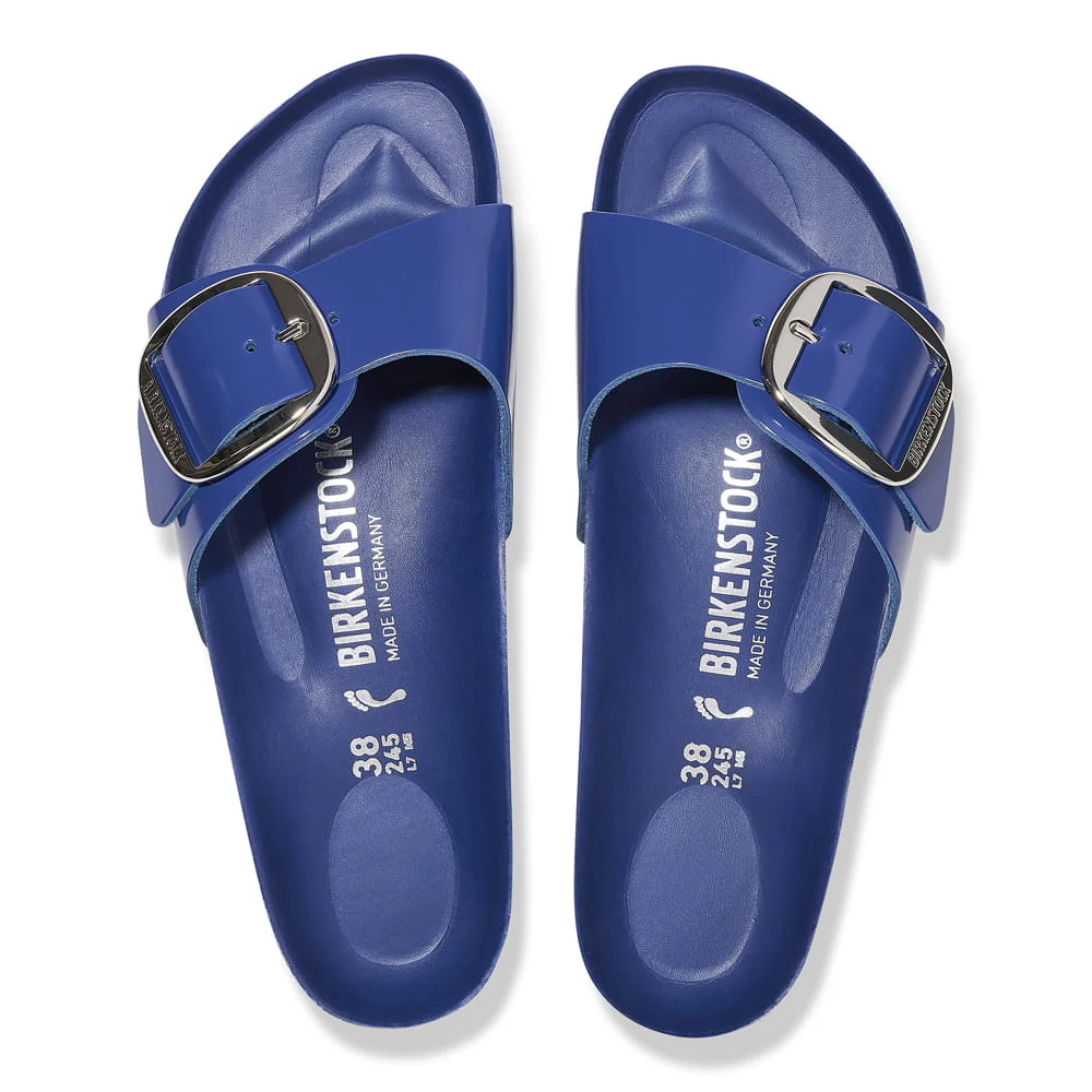 Madrid Big Buckle Natural Leather Patent - Image 4