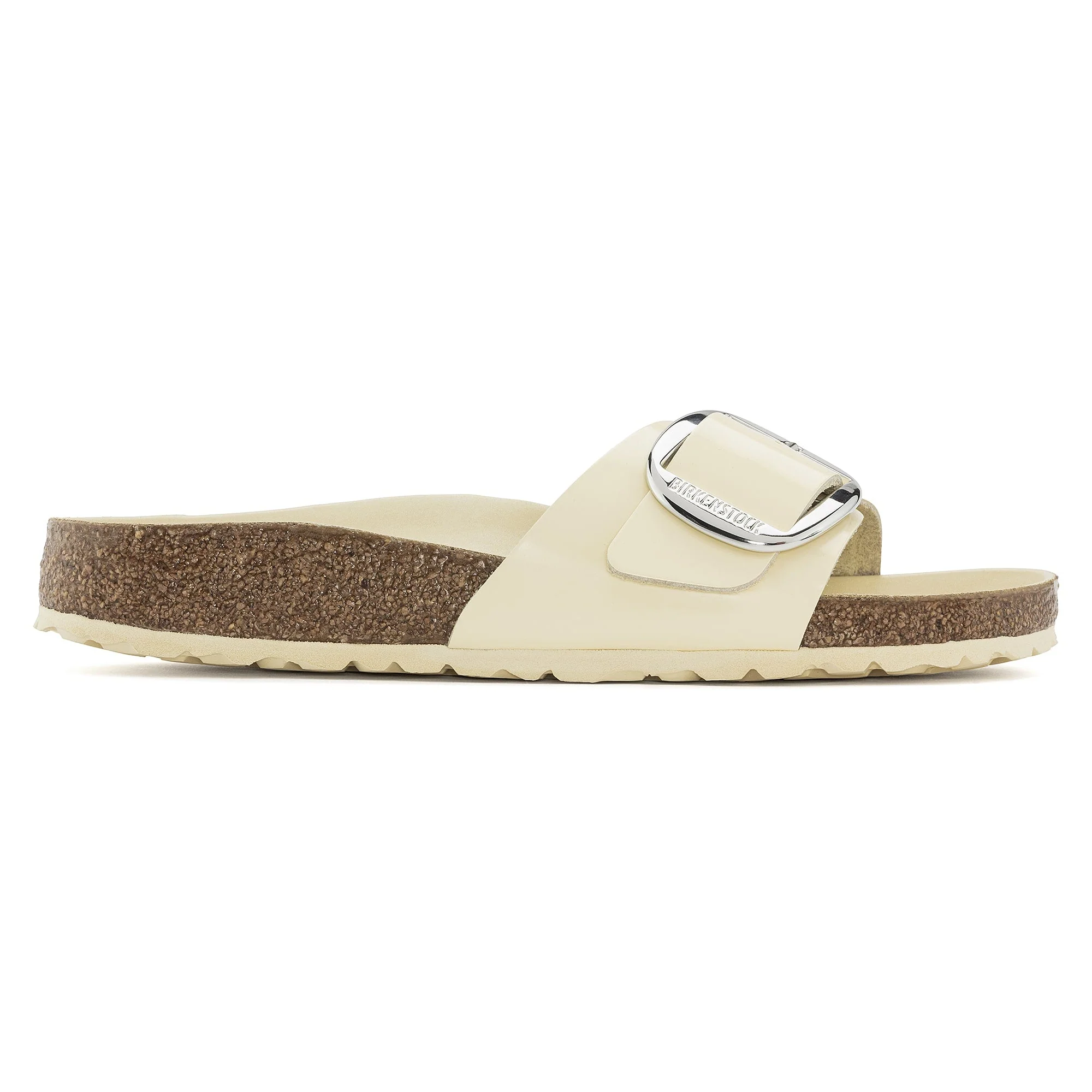 Madrid Big Buckle Natural Leather Patent - Image 5