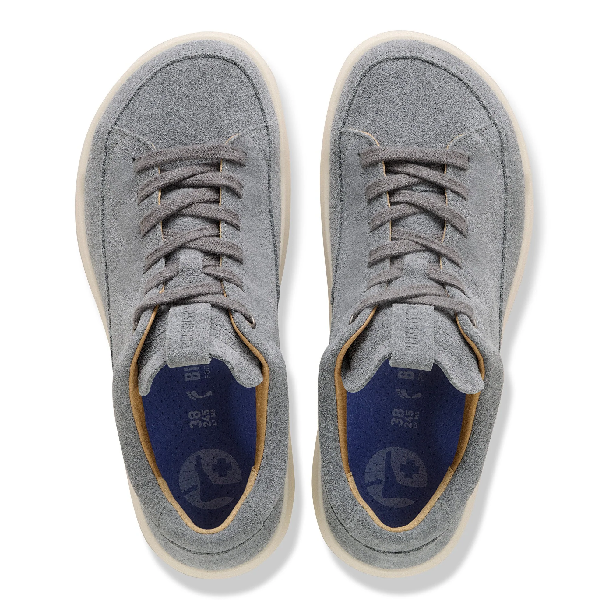 Melbourne Suede Leather Basalt Gray - Image 4