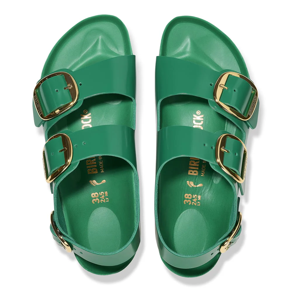 Milano Big Buckle Natural Leather Patent - Image 4