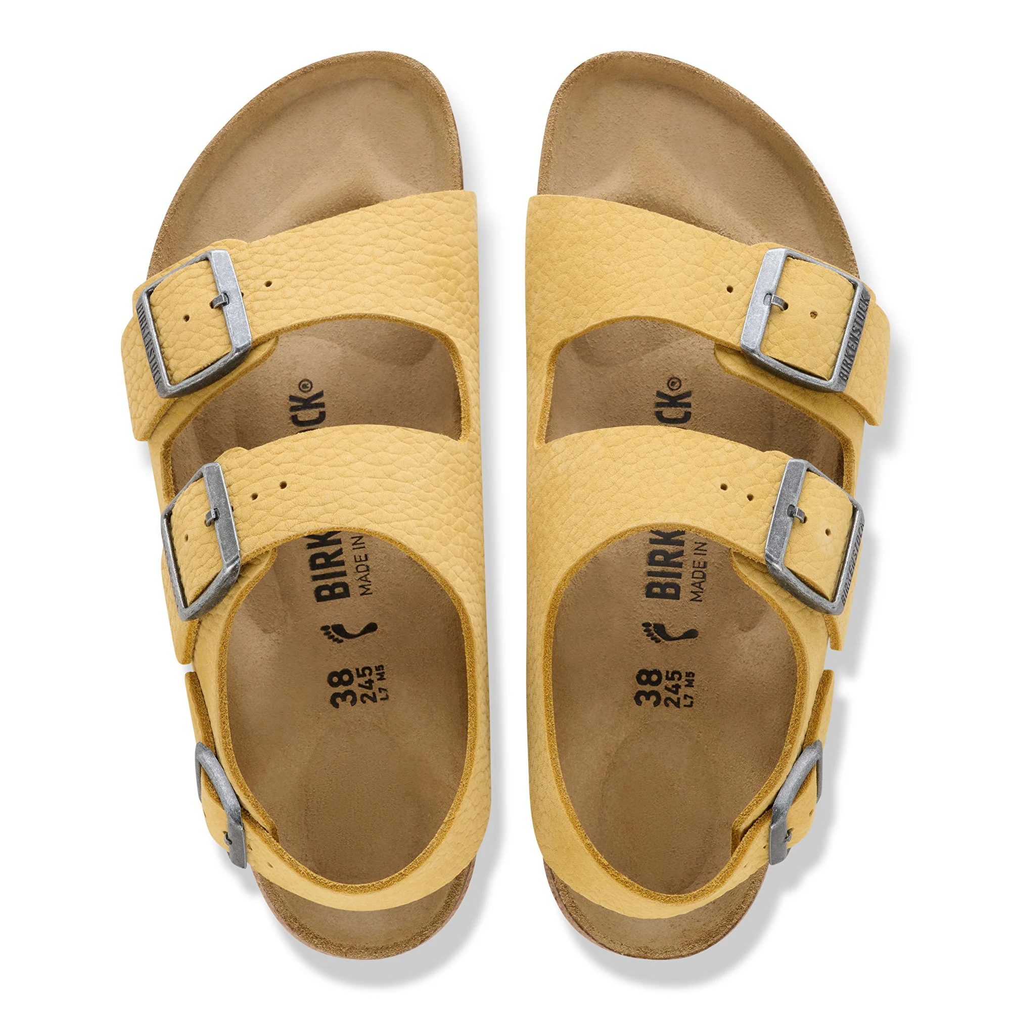 Milano BS Nubuk Leather Archive Yellow - Image 4