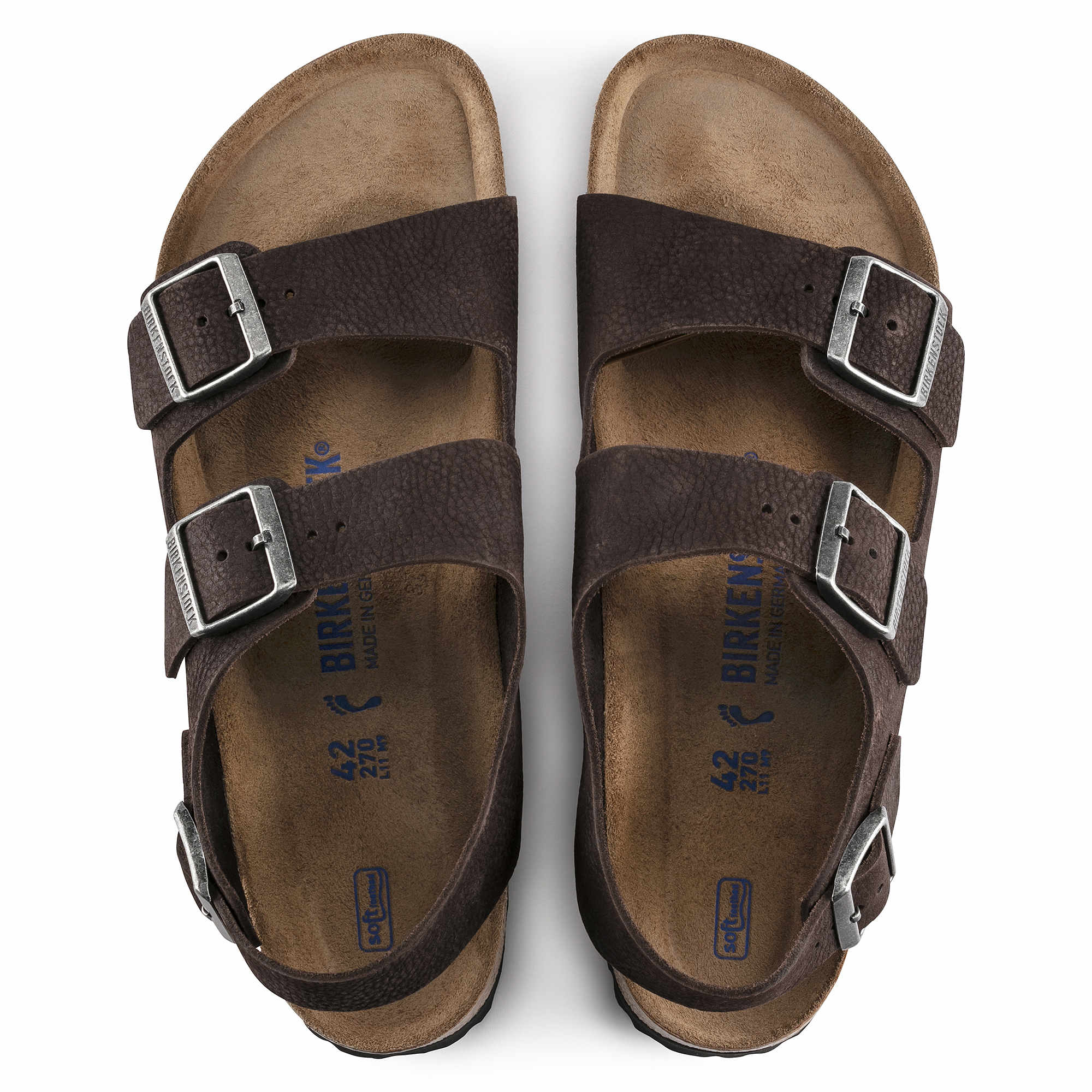 Milano Soft Footbed Nubuck Leather - Image 3
