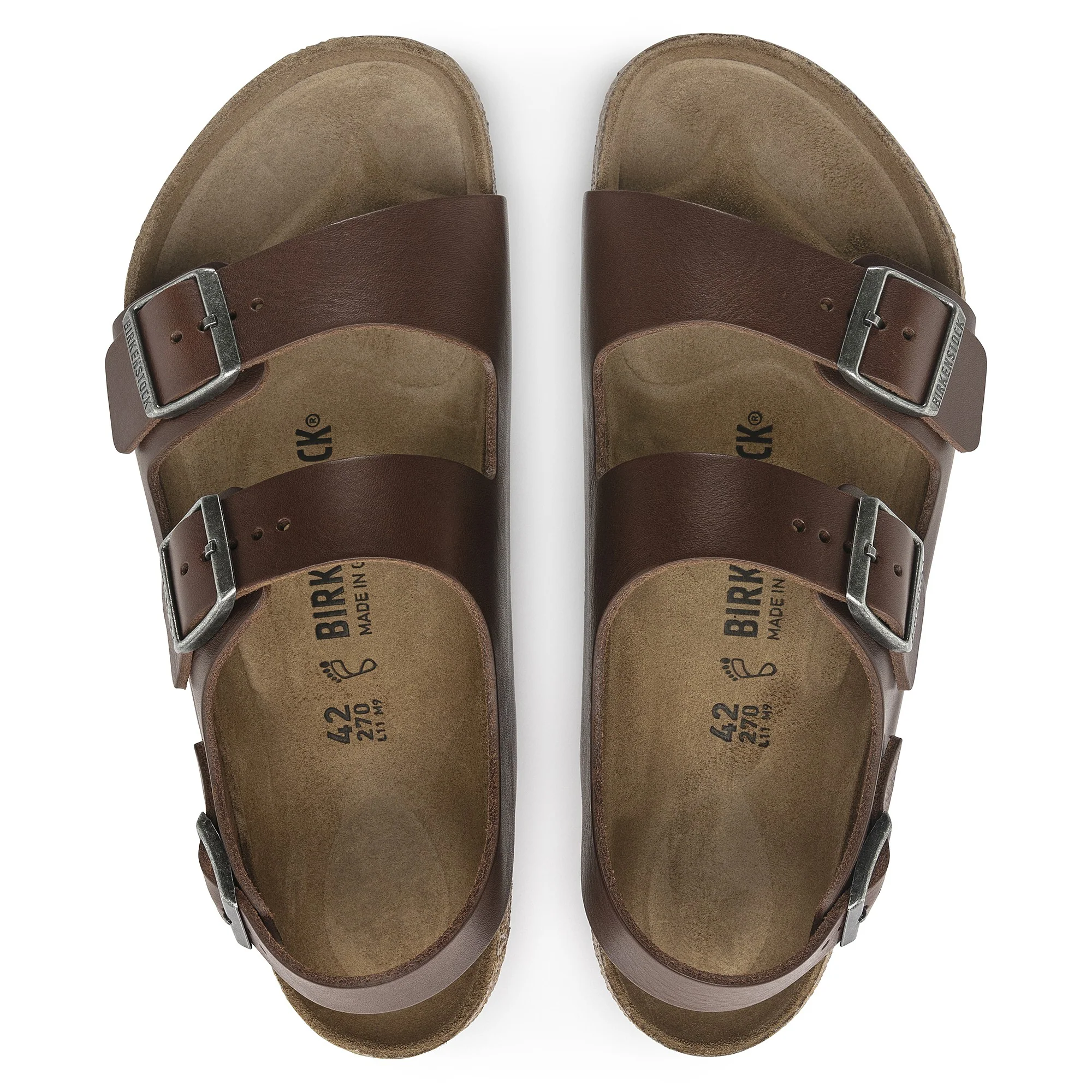 Milano BS Natural Leather Vintage Wood Roast - Image 2