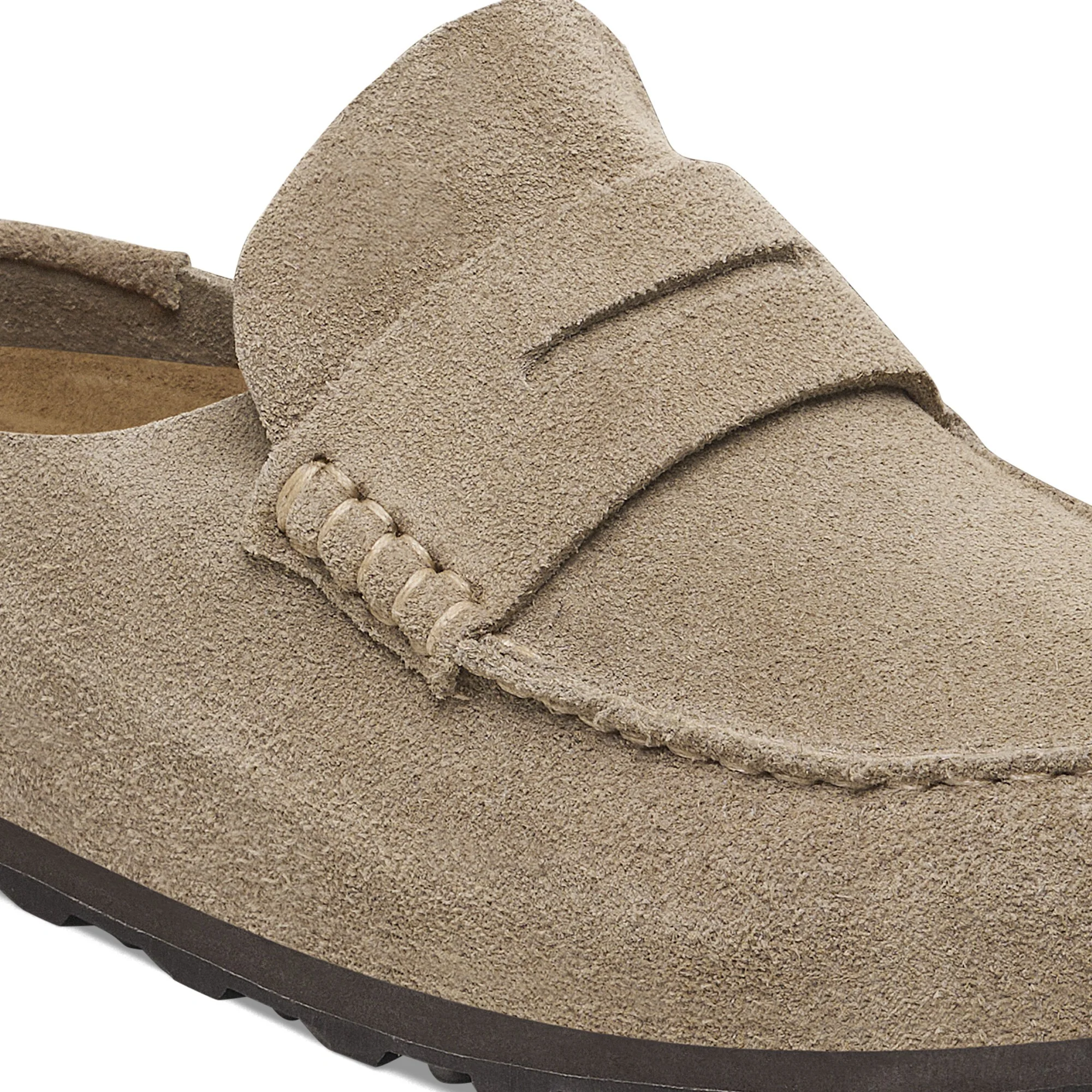 Naples Wrapped Suede Leather Taupe - Image 6