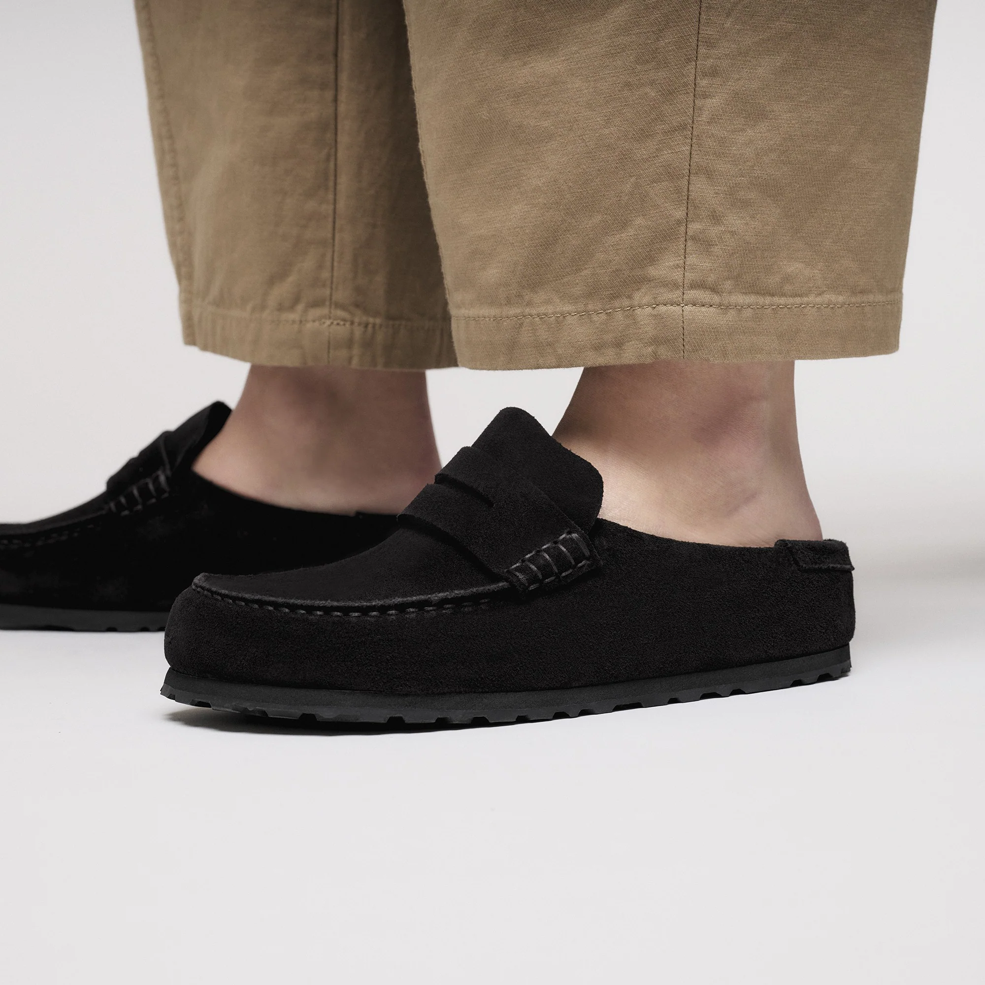 Naples Wrapped Suede Leather Black - Image 7
