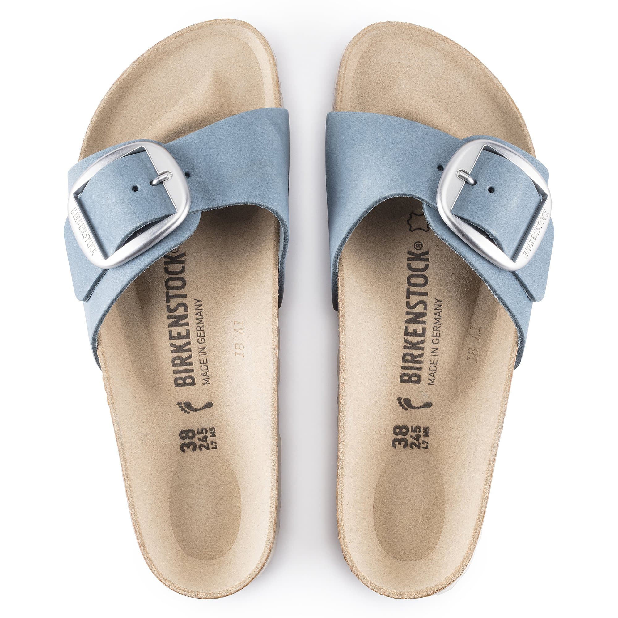 Madrid Big Buckle Nubuck Leather - Image 3