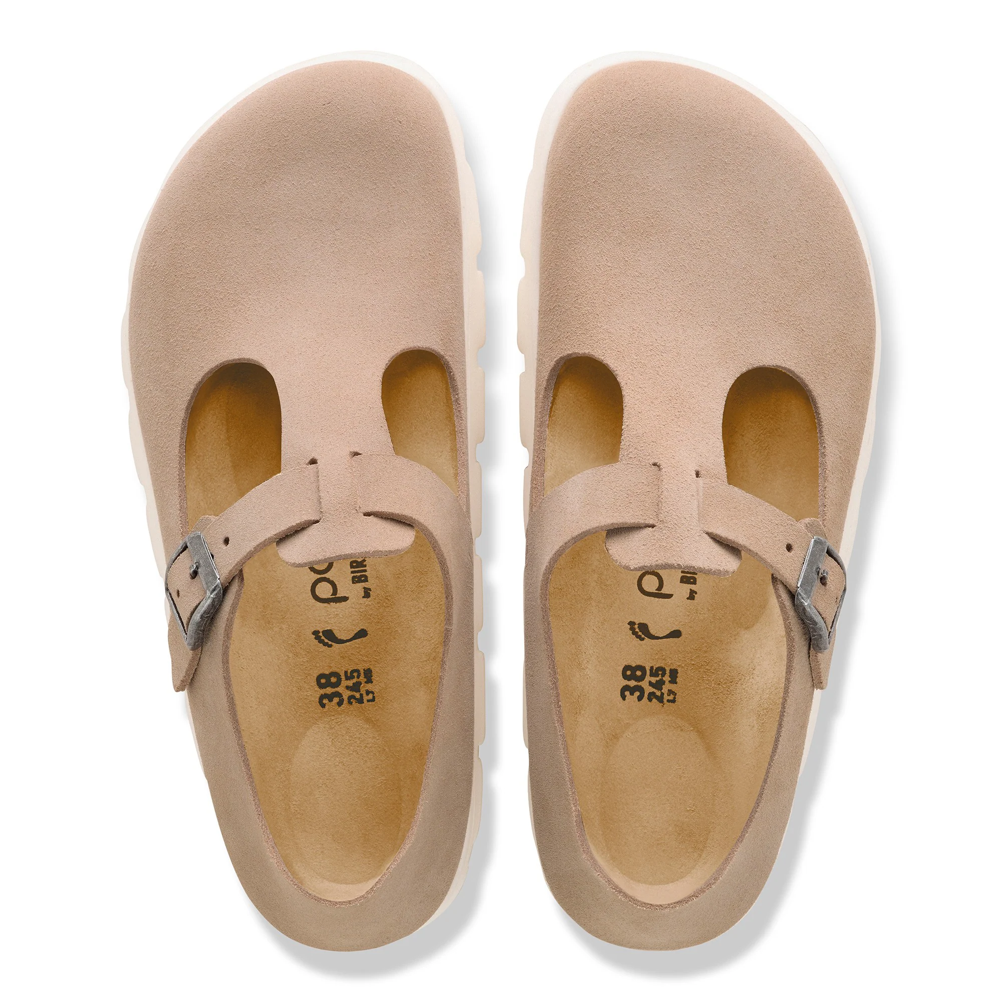 Paris Chunky Suede Leather Warm Sand - Image 4