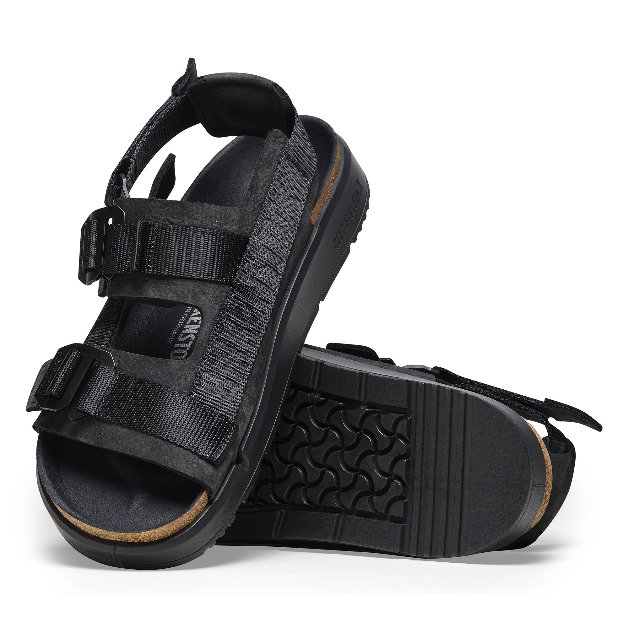 Shinjuku Natural Leather/Textile Black - Image 2