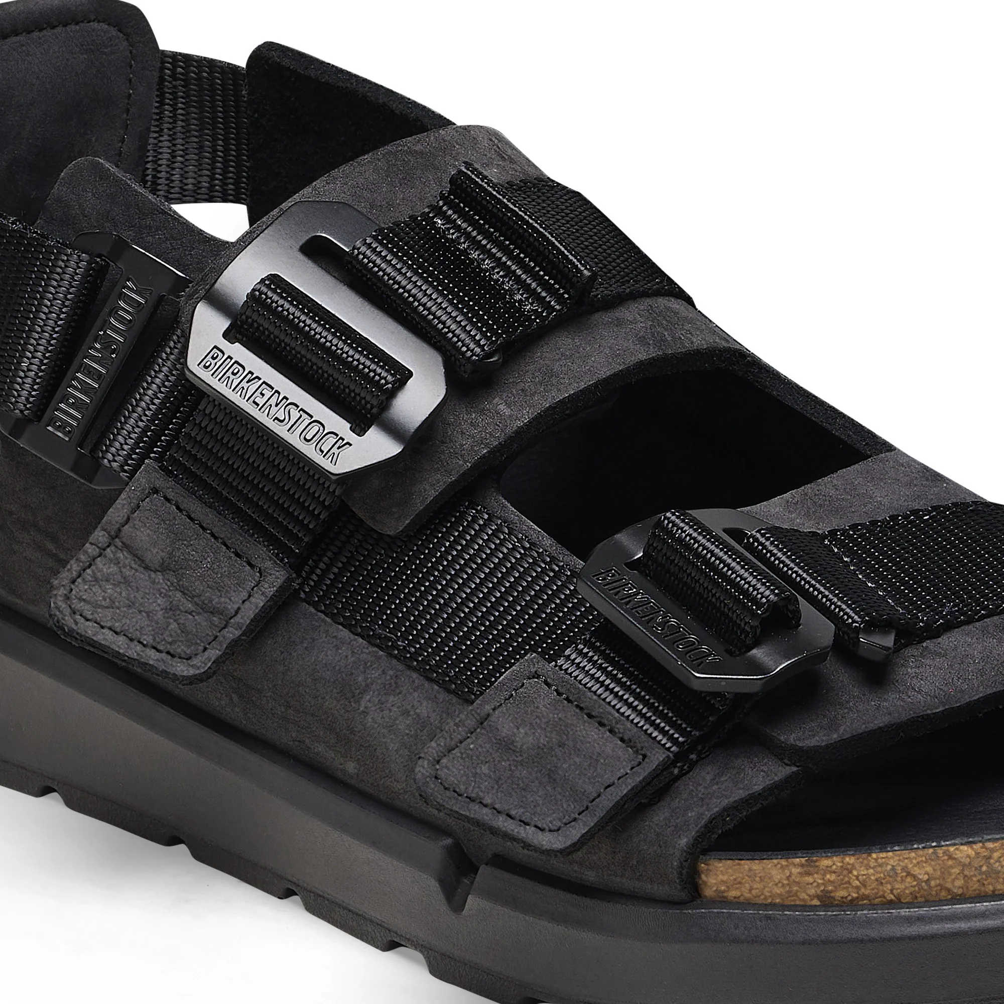 Shinjuku Natural Leather/Textile Black - Image 6