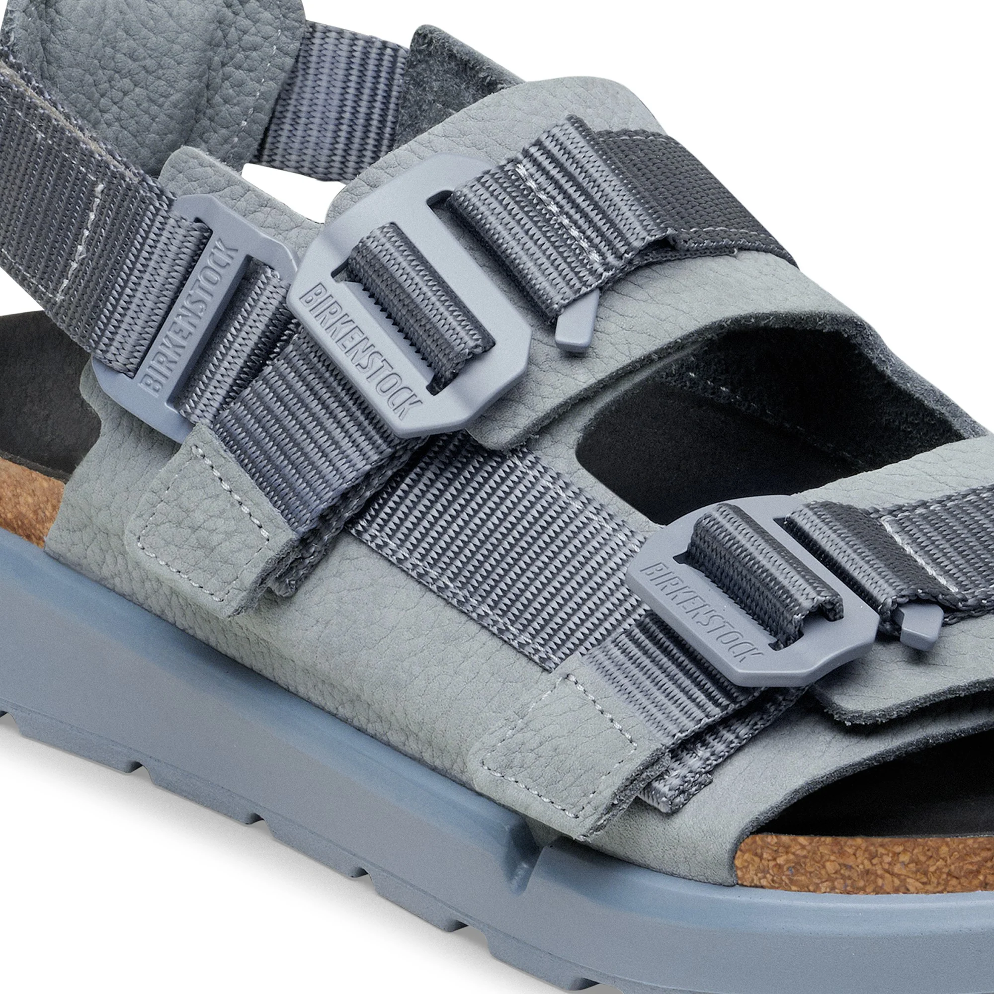 Shinjuku Natural Leather/Textile Basalt Gray - Image 5