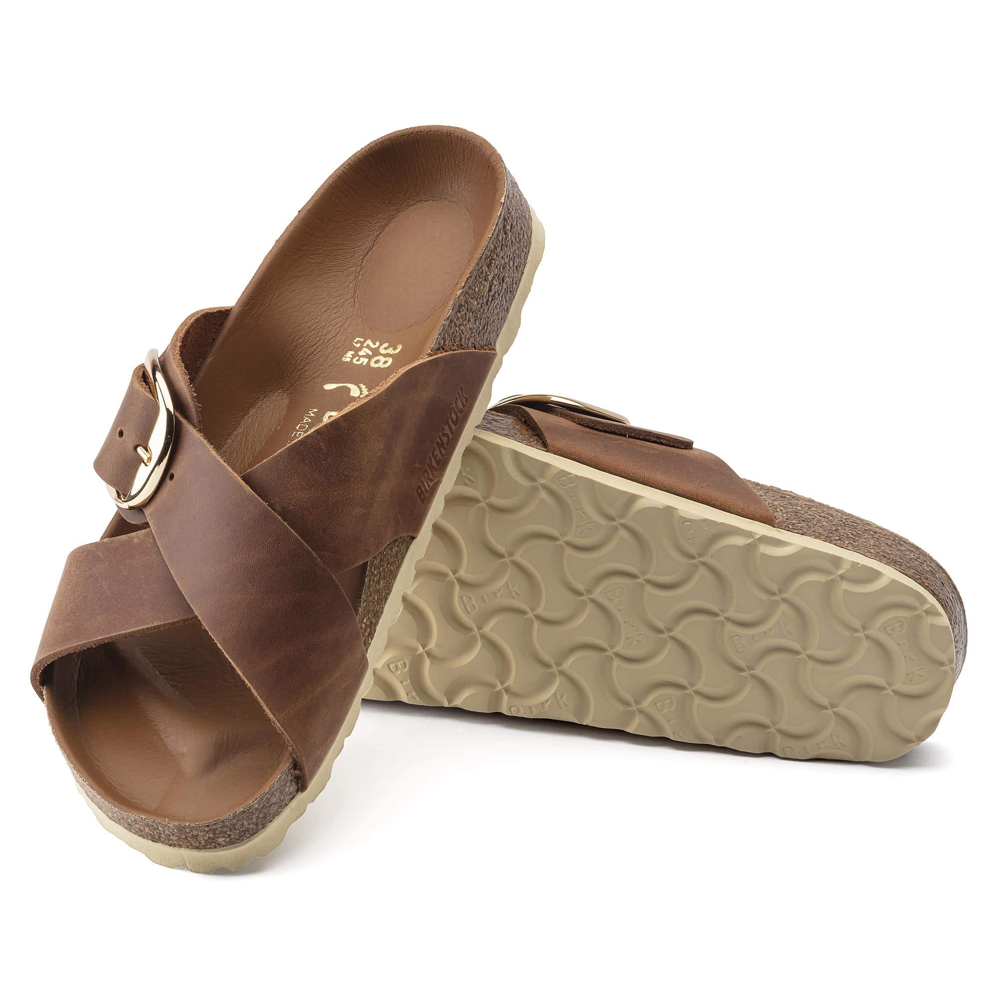 Siena Big Buckle Oiled Leather - Image 2