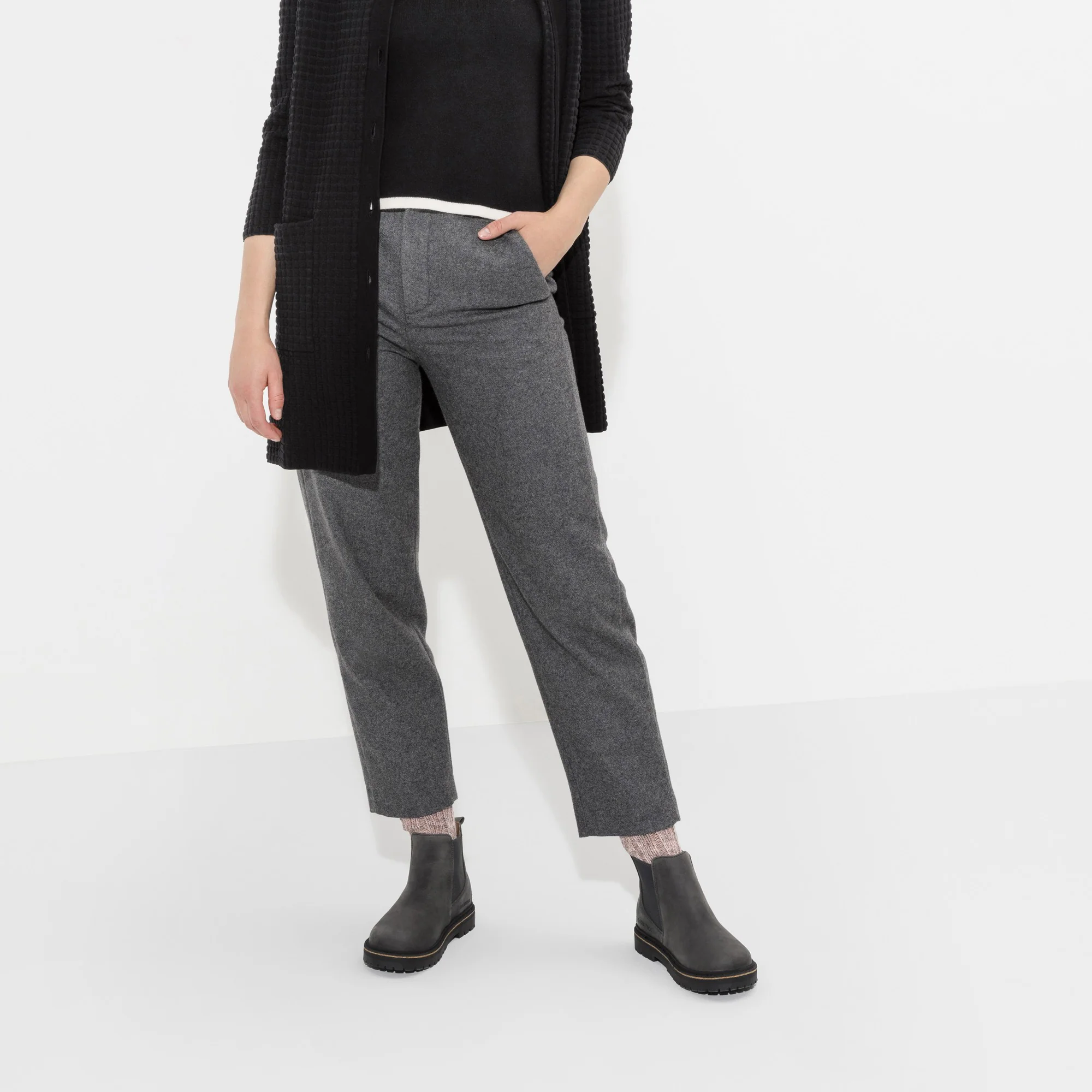 Stalon Waxy Leather Nubuck Graphite - Image 8